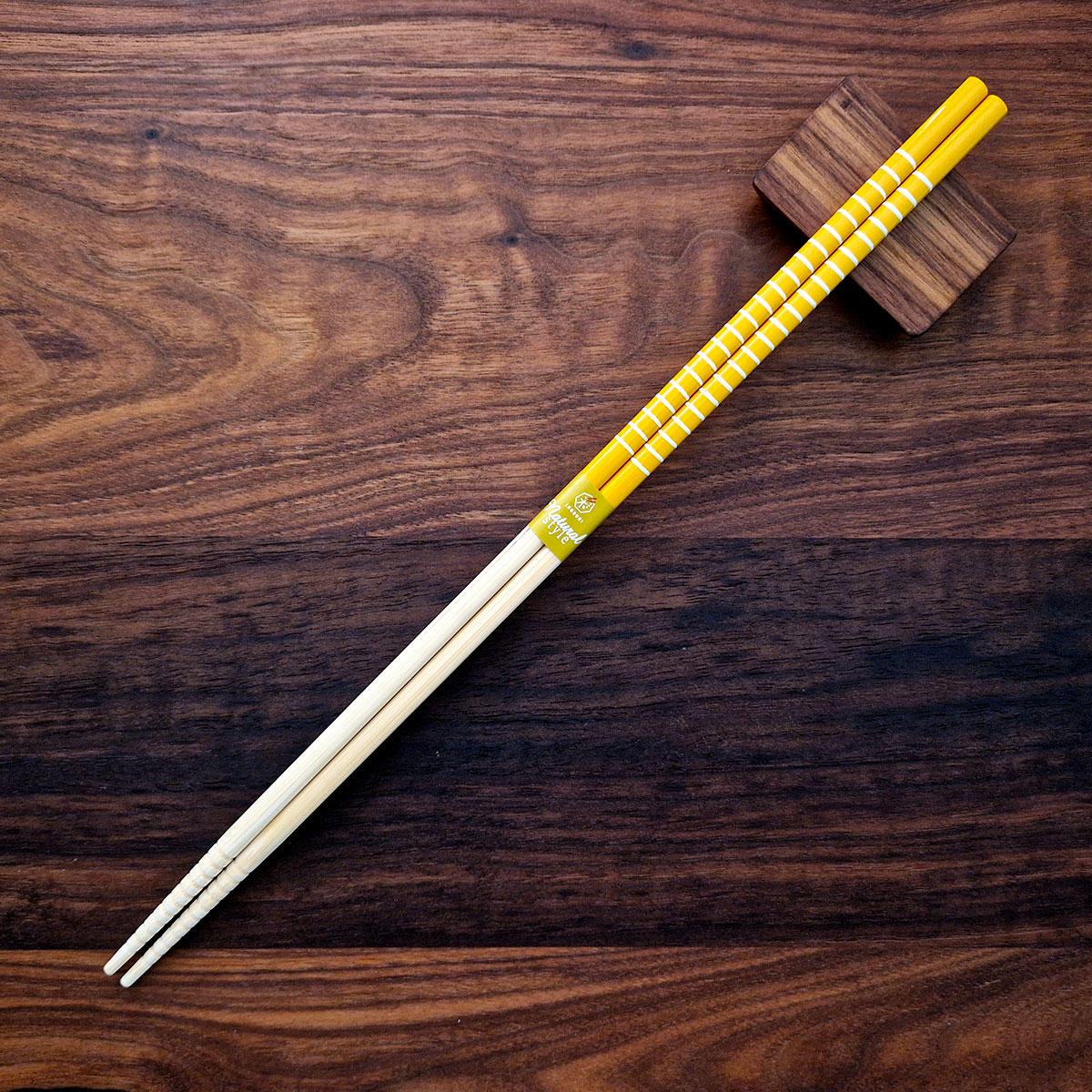 Spisepinner til matlaging, A la carte (33cm), gul, 1 par - KAWAI