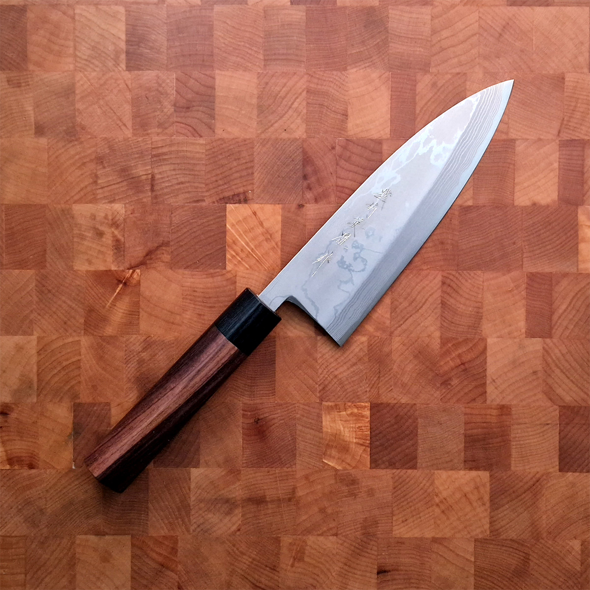 18cm Deba m/damask Shiroami - HIDEO KITAOKA — bilde 1