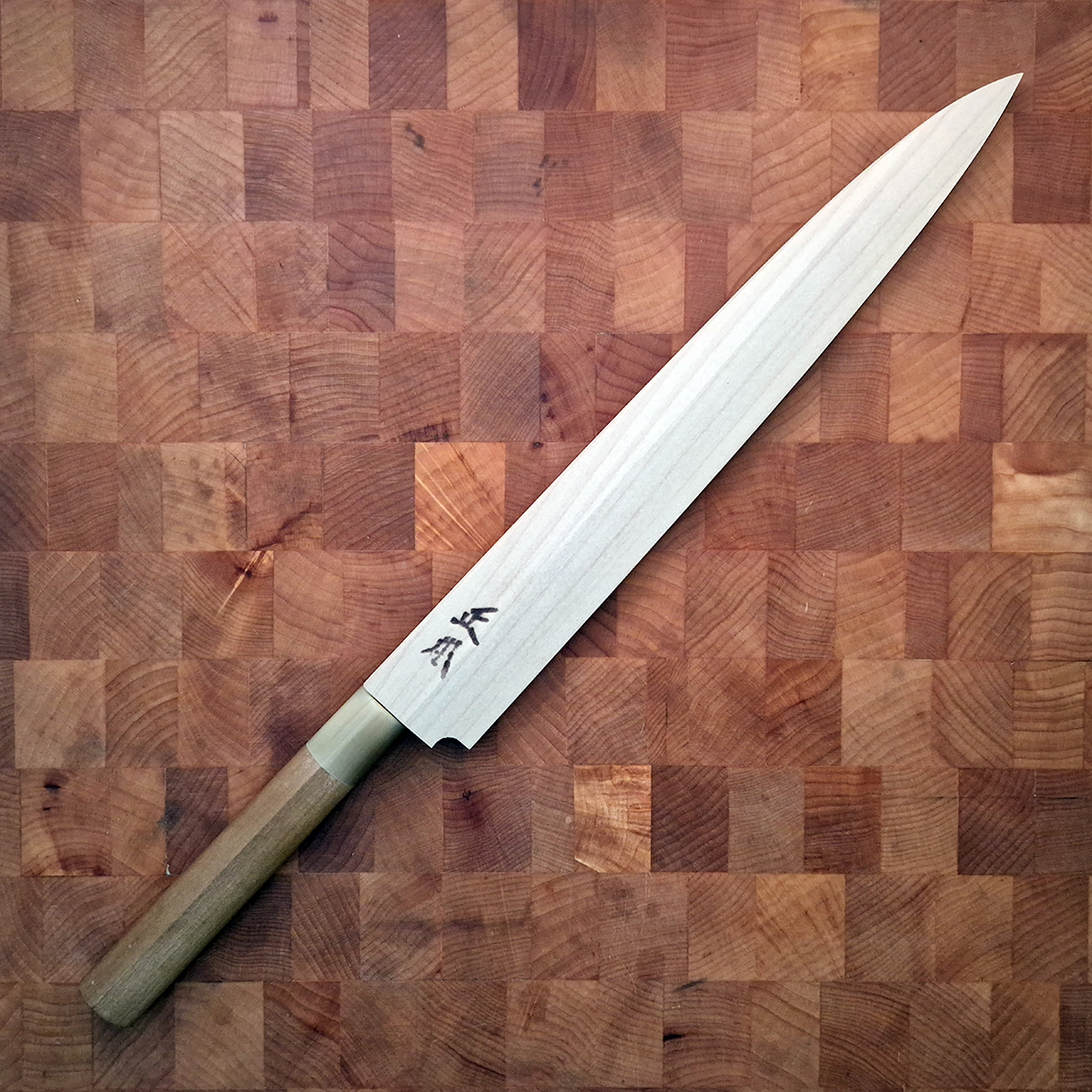 27cm Yanagiba, Shirogami II, inkl Saya - MASAMOTO — bilde 2