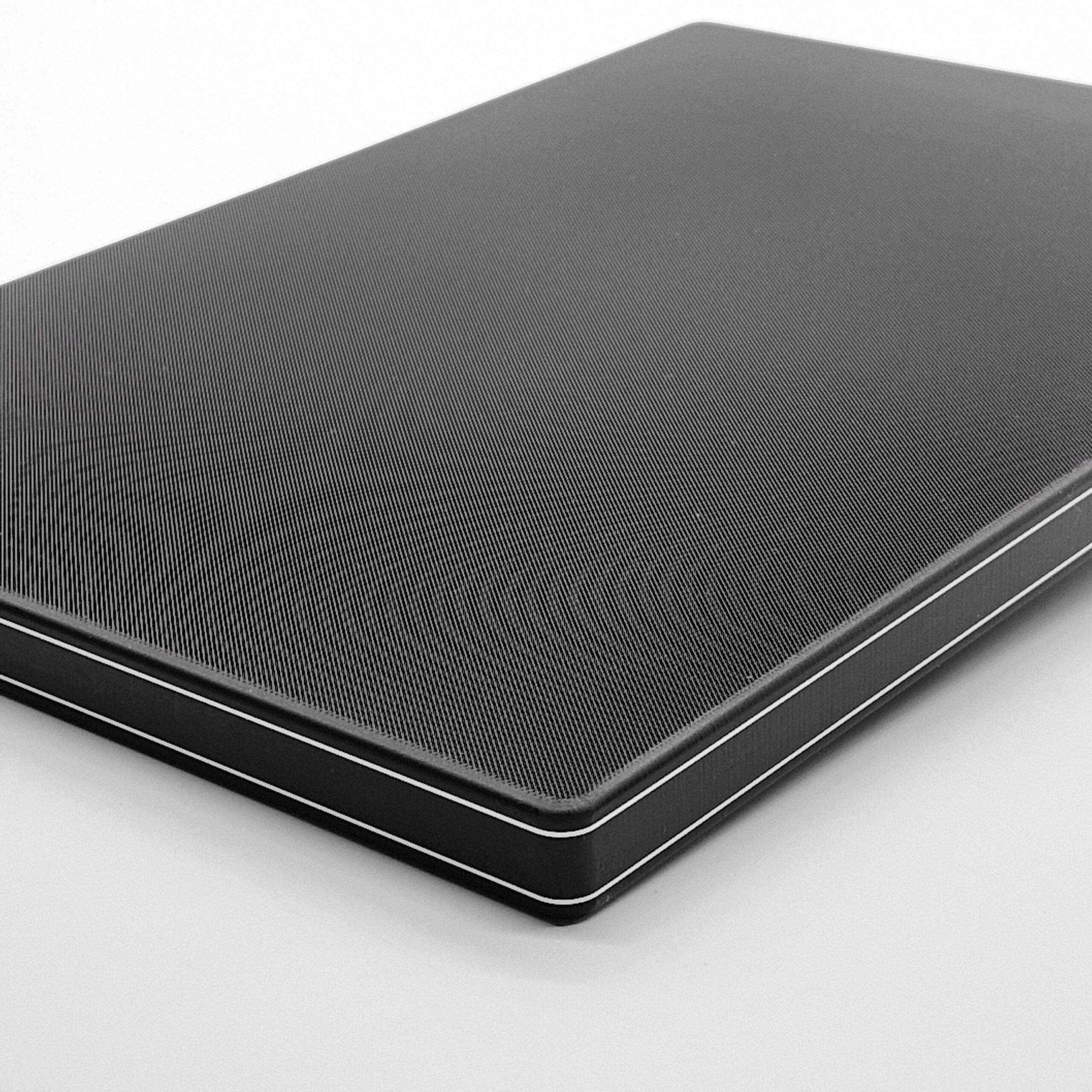 Skjærebrett, soft cutting board, FPEL (svart), (340 x 230 x 18mm), svart - HASEGAWA — bilde 2
