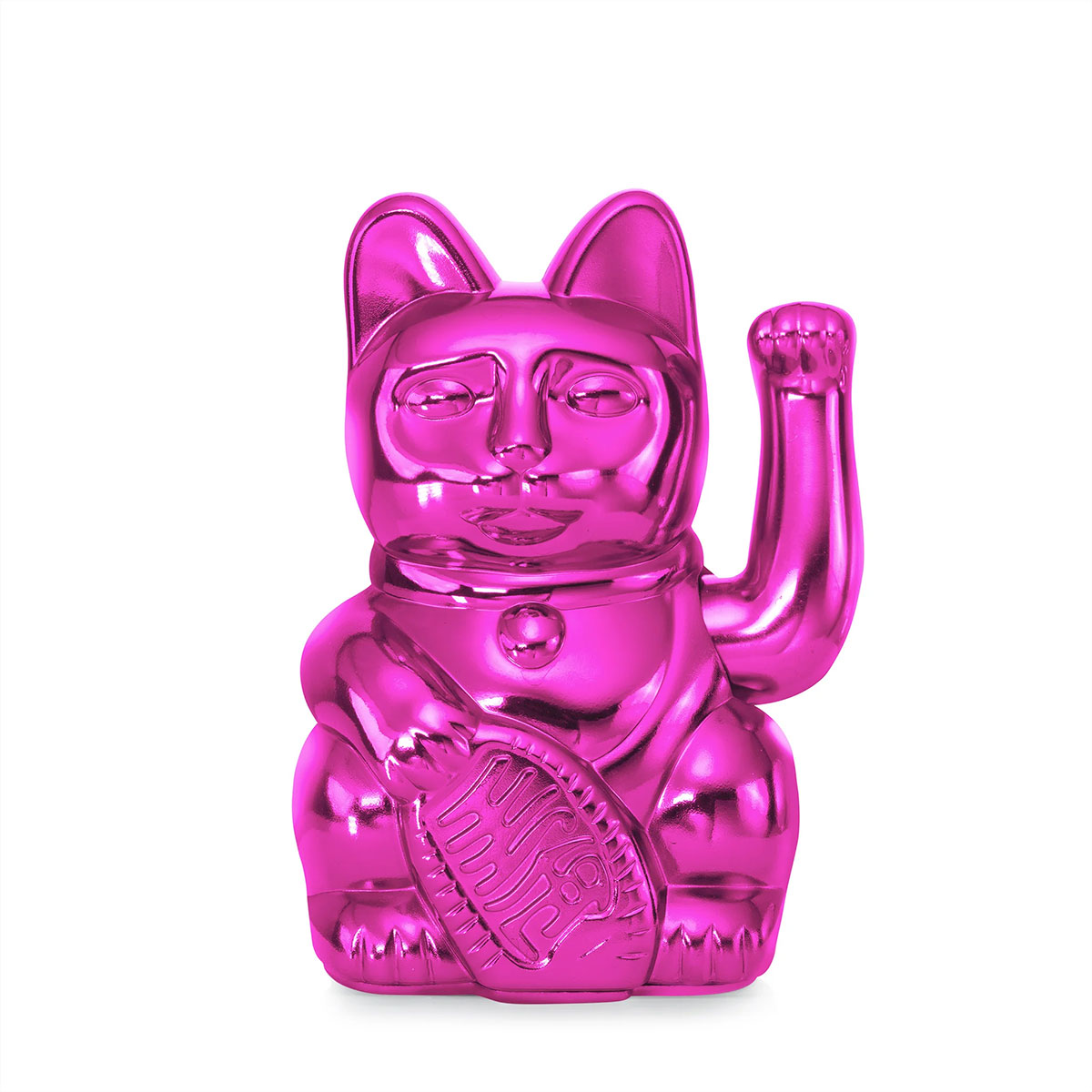 Lucky Cat Waving, 15cm - Cosmic Shiny Pink — bilde 1