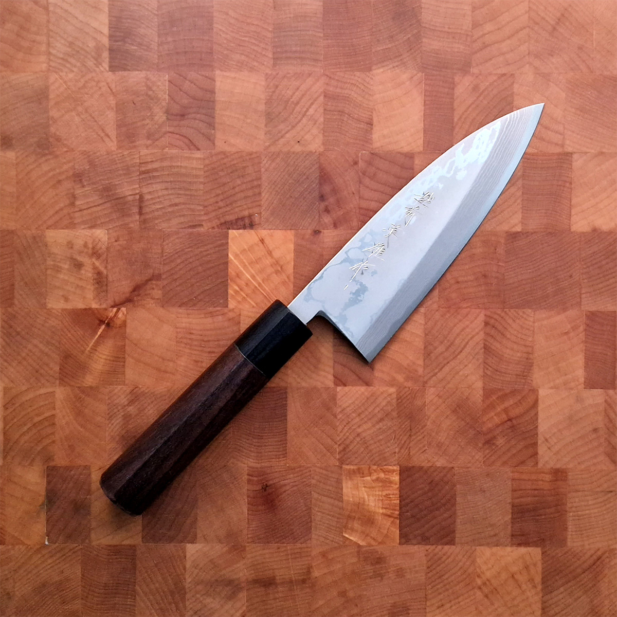 15cm Deba m/damask Shiroami - HIDEO KITAOKA — bilde 1