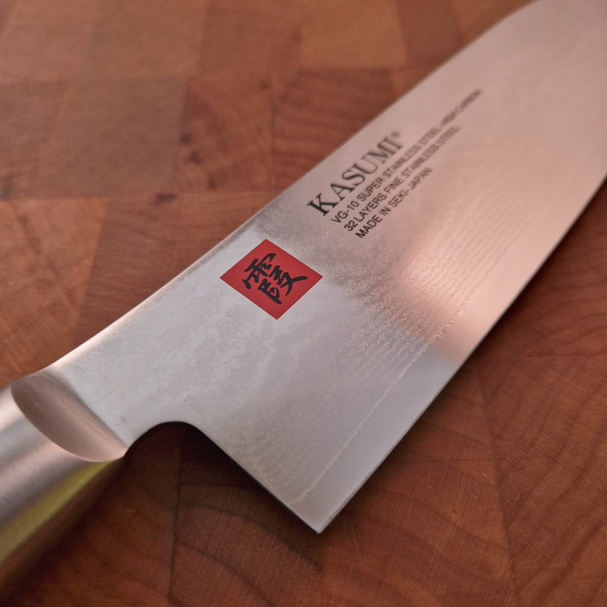 18cm Grønnsakskniv (Santoku) Damask - KASUMI — bilde 2