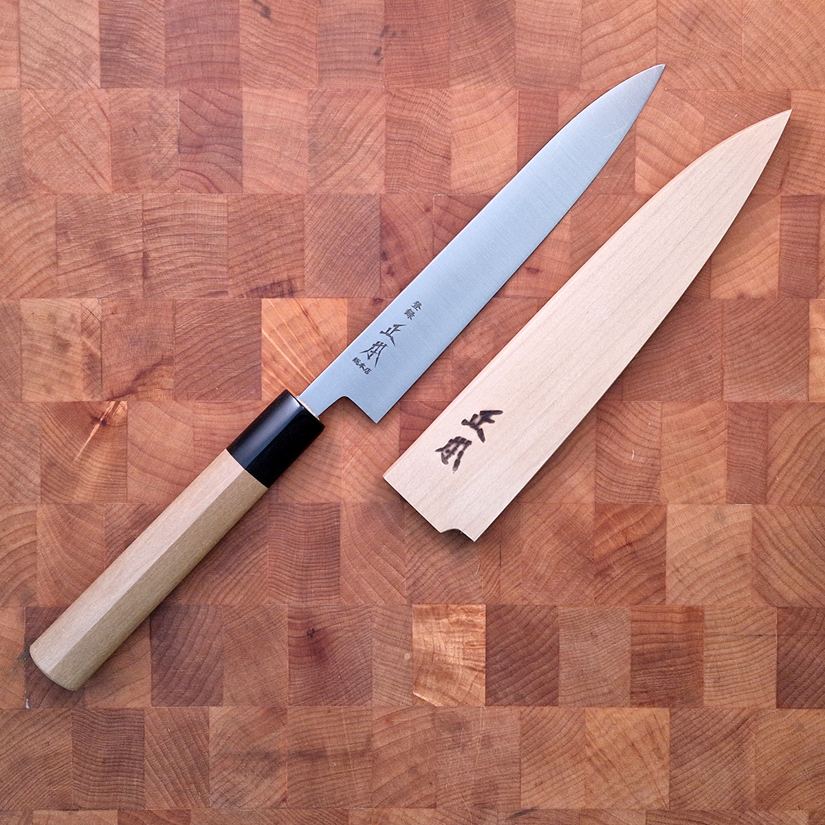 16cm Universalkniv/Slicer, Shirogami II, inkl Saya - MASAMOTO — bilde 7