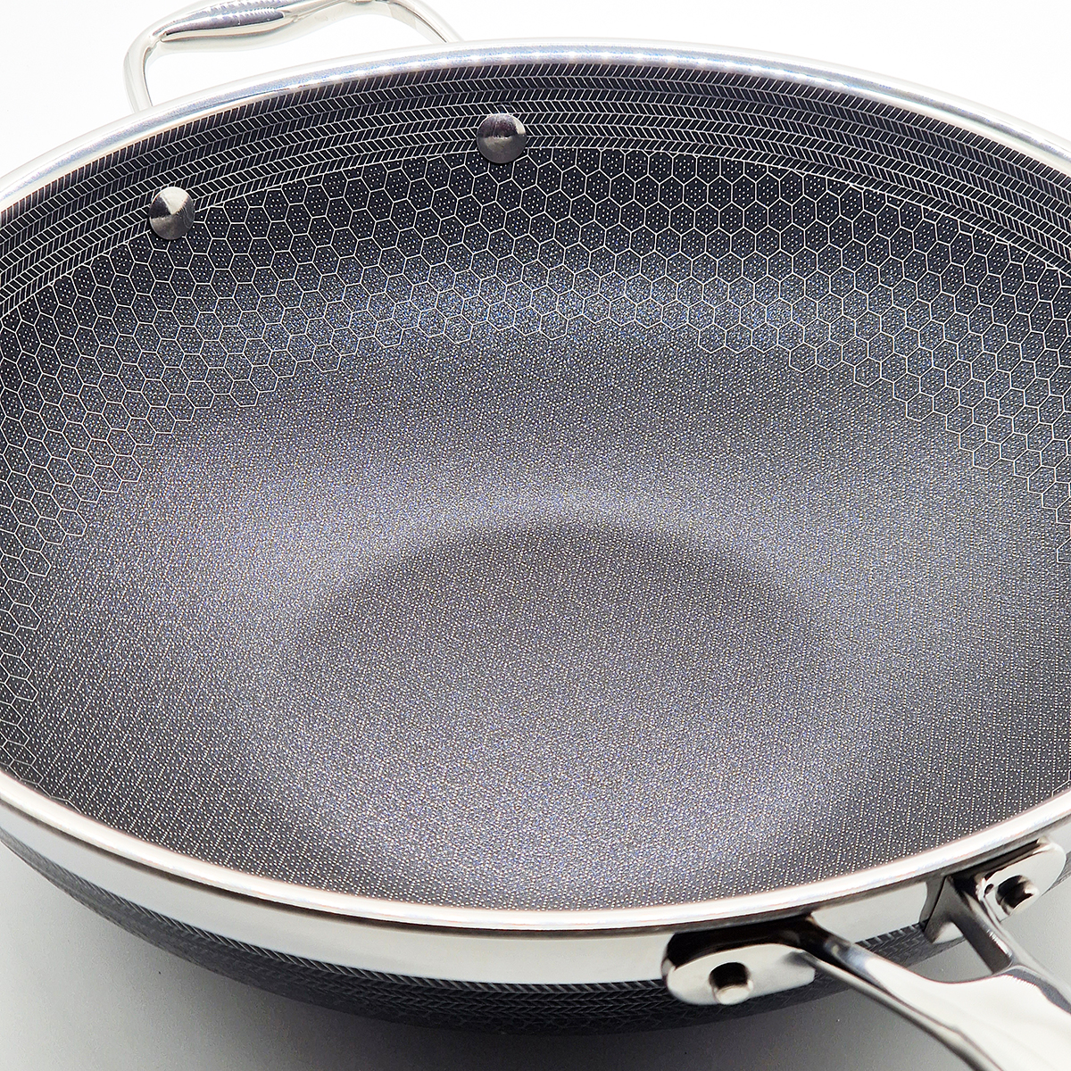 Wok 30cm, hybrid HEXCLAD — bilde 3