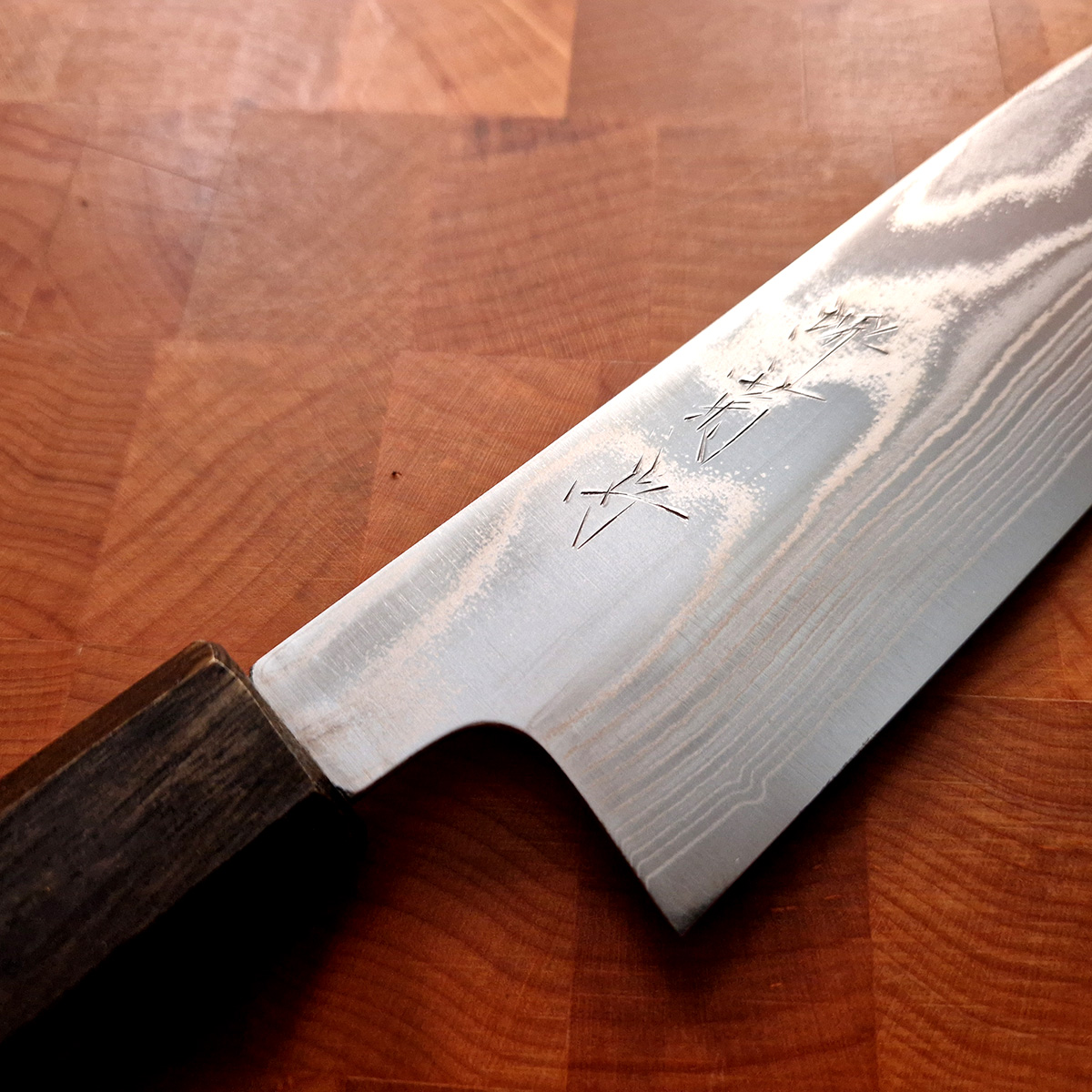 16,5cm Grønsakskniv (Santoku), AUS Damask - SAKAI KIKUMORI — bilde 5