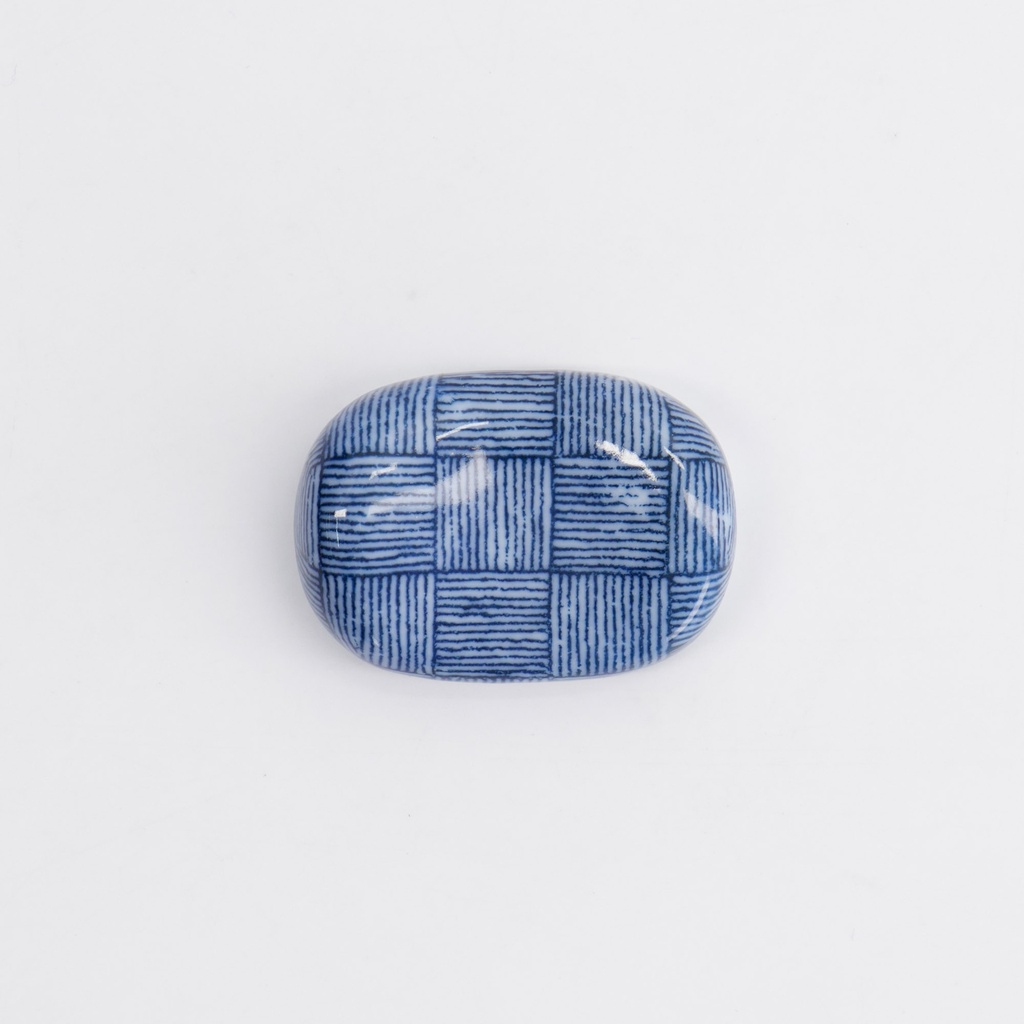 1 stk Spisepinneholder «Blue Check» - Tokyo design studio — bilde 1