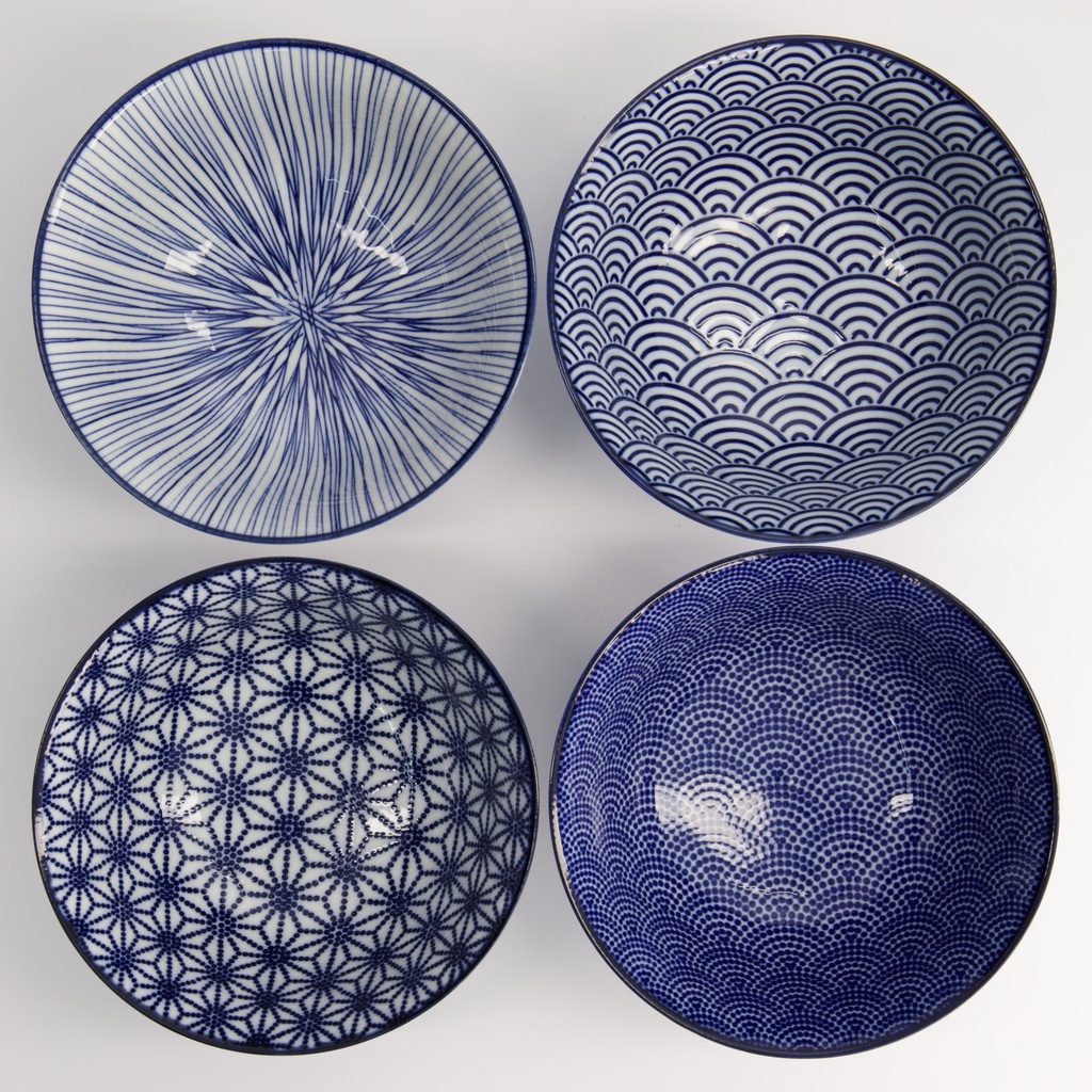 Nippon Blue Tayo Skåler (4 stk.) - Tokyo design studio — bilde 1