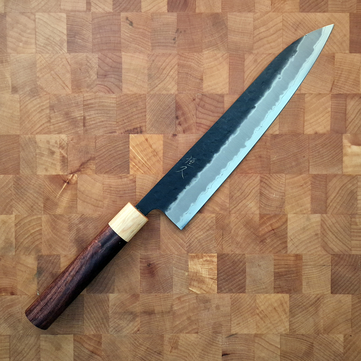 24cm Kokkekniv, Kurouchi, Super Aogami - HARAUYUKI — bilde 1