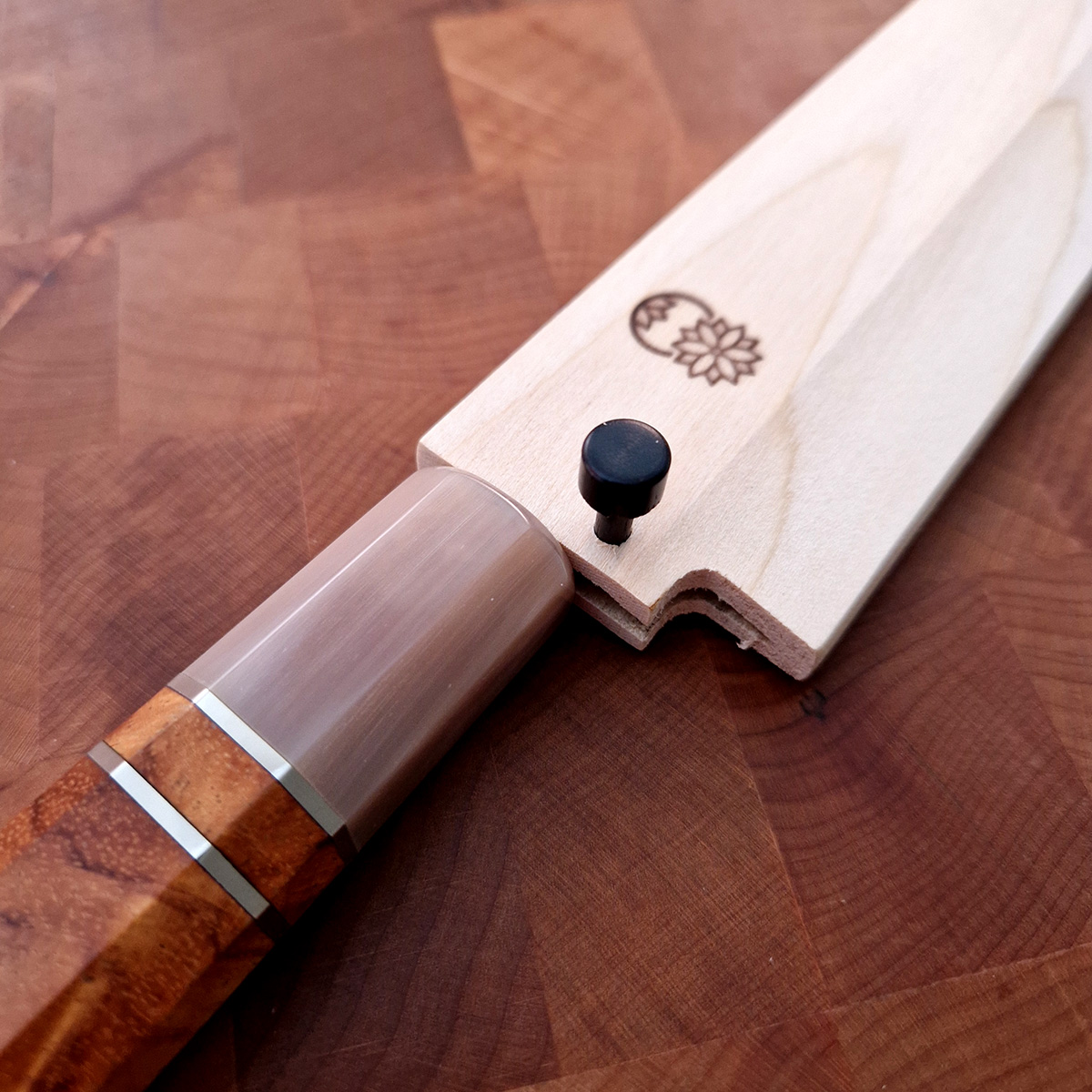 27cm Sakimaru Takohiki, Mirror Polished, Shirogami II, inkl Saya - SAKAI KIKUMORI — bilde 5