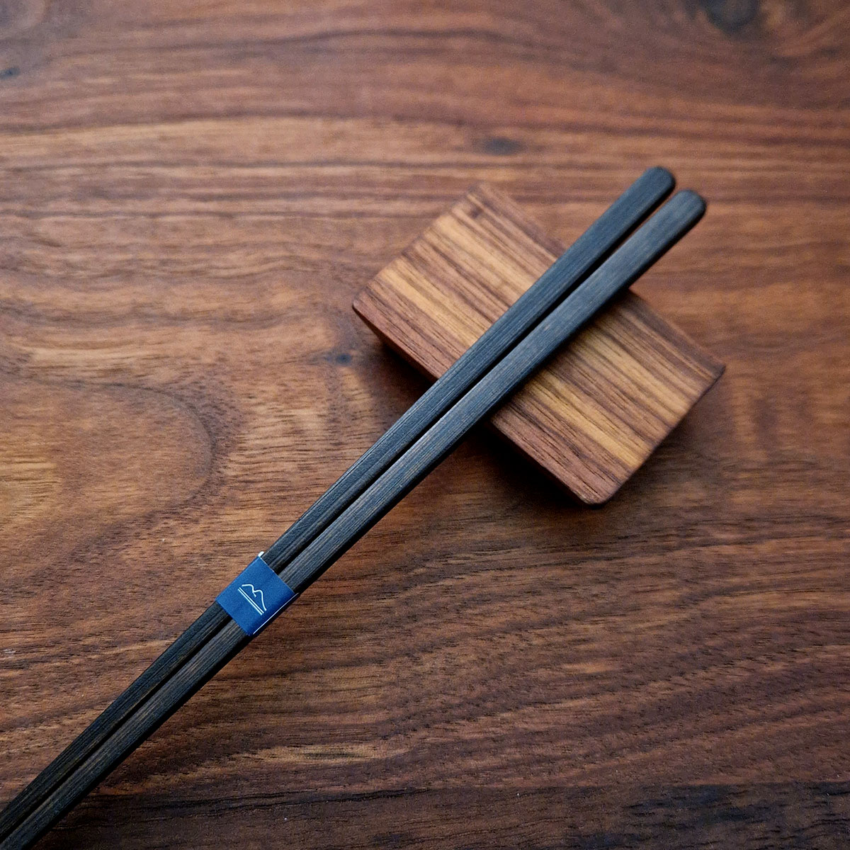 Spisepinner, japanske, Kurabi bambus, svart, 1 par - KURABI — bilde 2