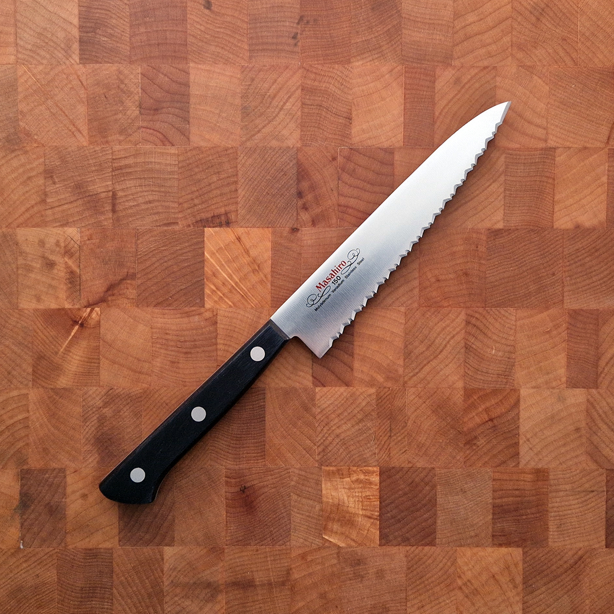 15cm Universalkniv seratert, MV - MASAHIRO