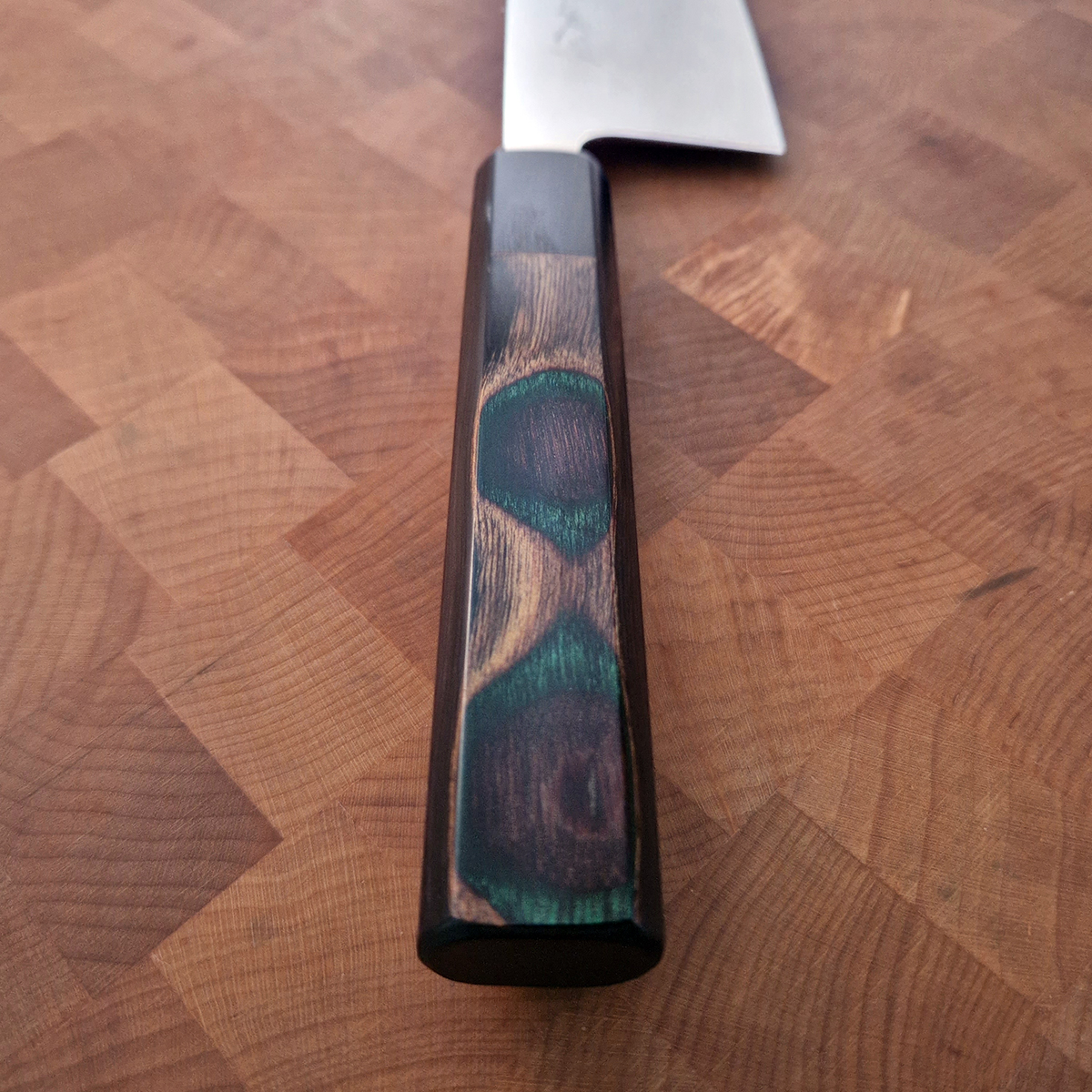 21cm Kokkekniv VG10 "Peacock Handle" - — bilde 2