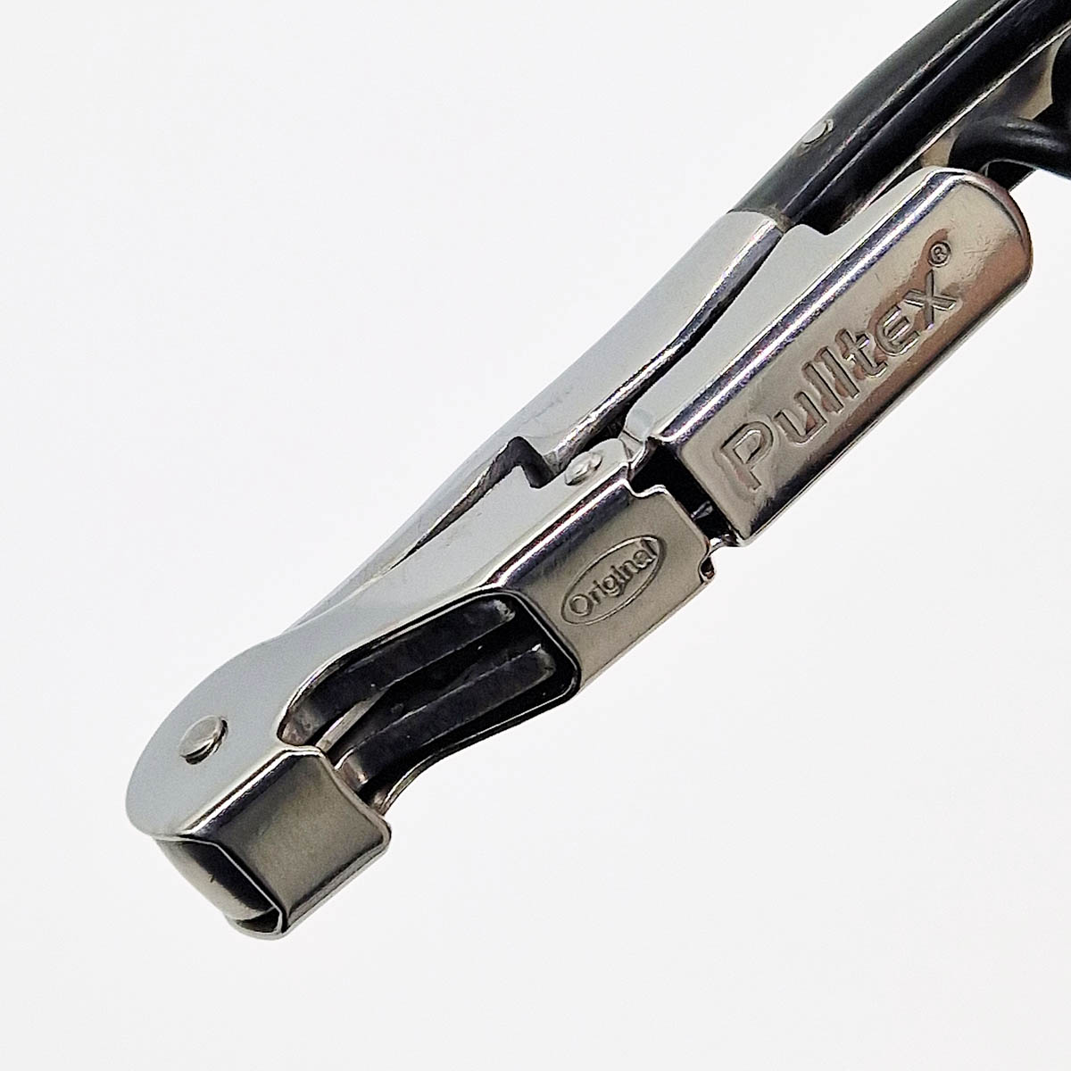 Vinåpner Pulltaps Cordoba svart horn med Skinnetui - PULLTEX — bilde 3
