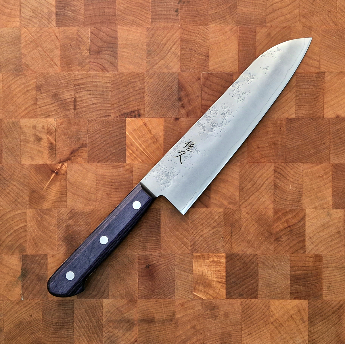 16.5cm Santoku (Grønnsakskniv), G3, Purple Nashiji - HARUYUKI — bilde 1