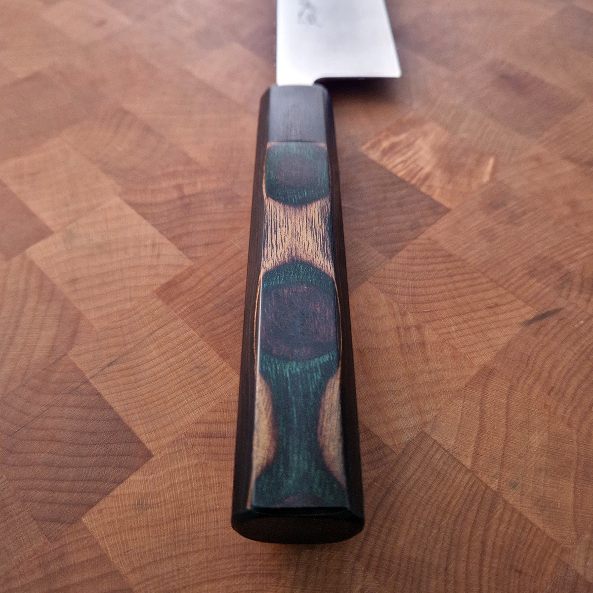 27cm Sujihiki VG10 "Peacock Handle" - — bilde 5