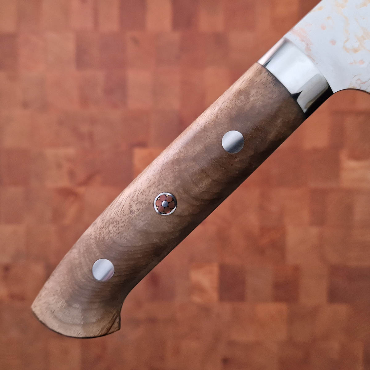 18cm Grønnsakskniv (Santoku) "Rainbow" VG10 - SAJI — bilde 5