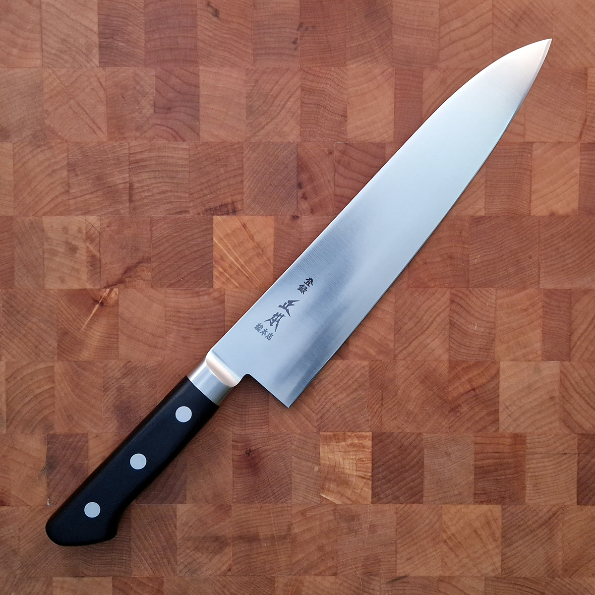 24cm Kokkekniv (Gyoto), Molybdenum, inkl Saya - MASAMOTO