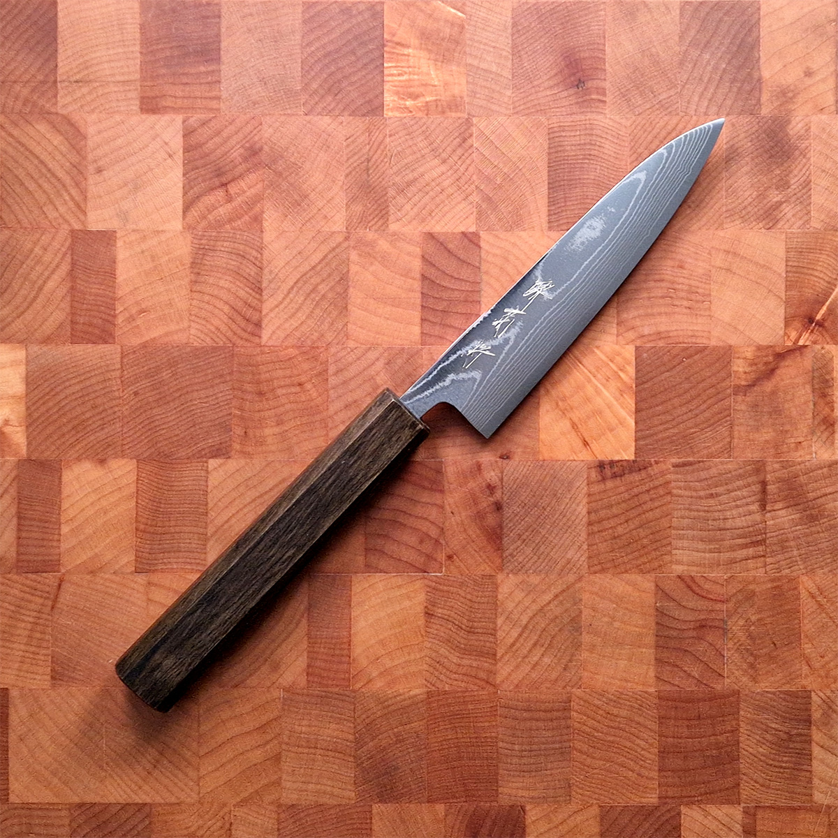 13,5cm Universalkniv, AUS10 Damask - SAKAI KIKUMORI — bilde 1