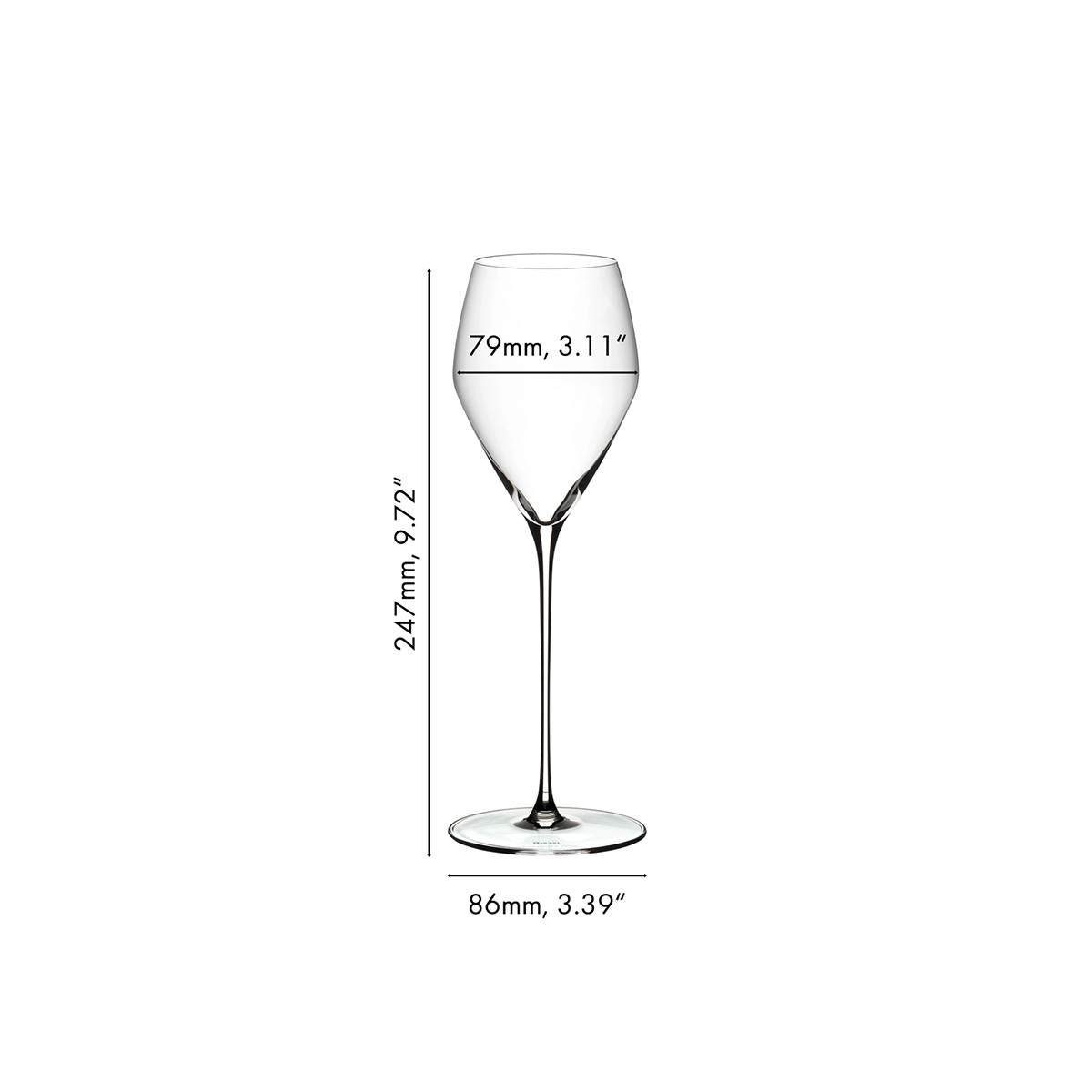 6 stk Champagne Wine - RIEDEL VELOCE — bilde 2