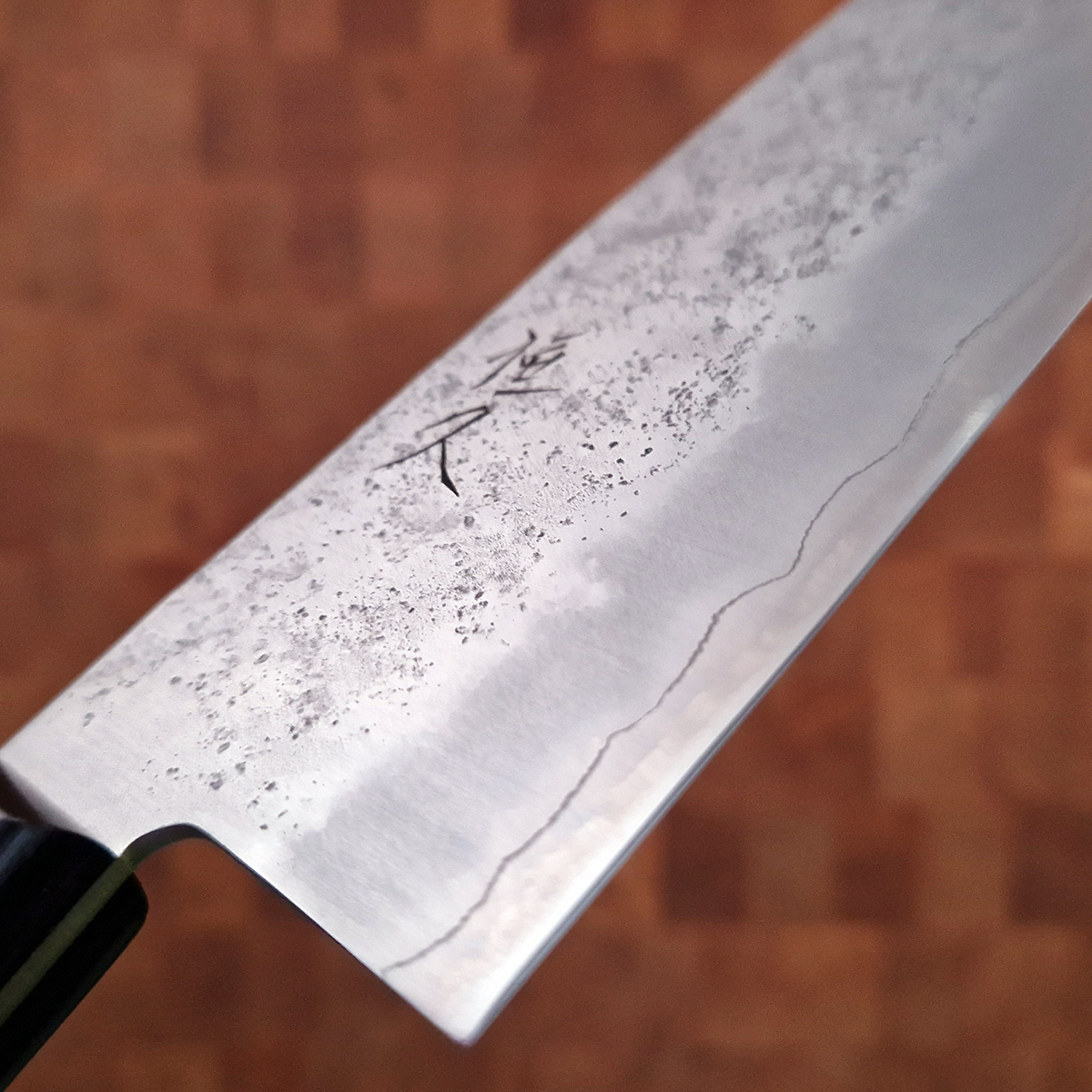 16.5cm Nakiri (Grønnsakskniv), G3, Purple Nashiji - HARUYUKI — bilde 6