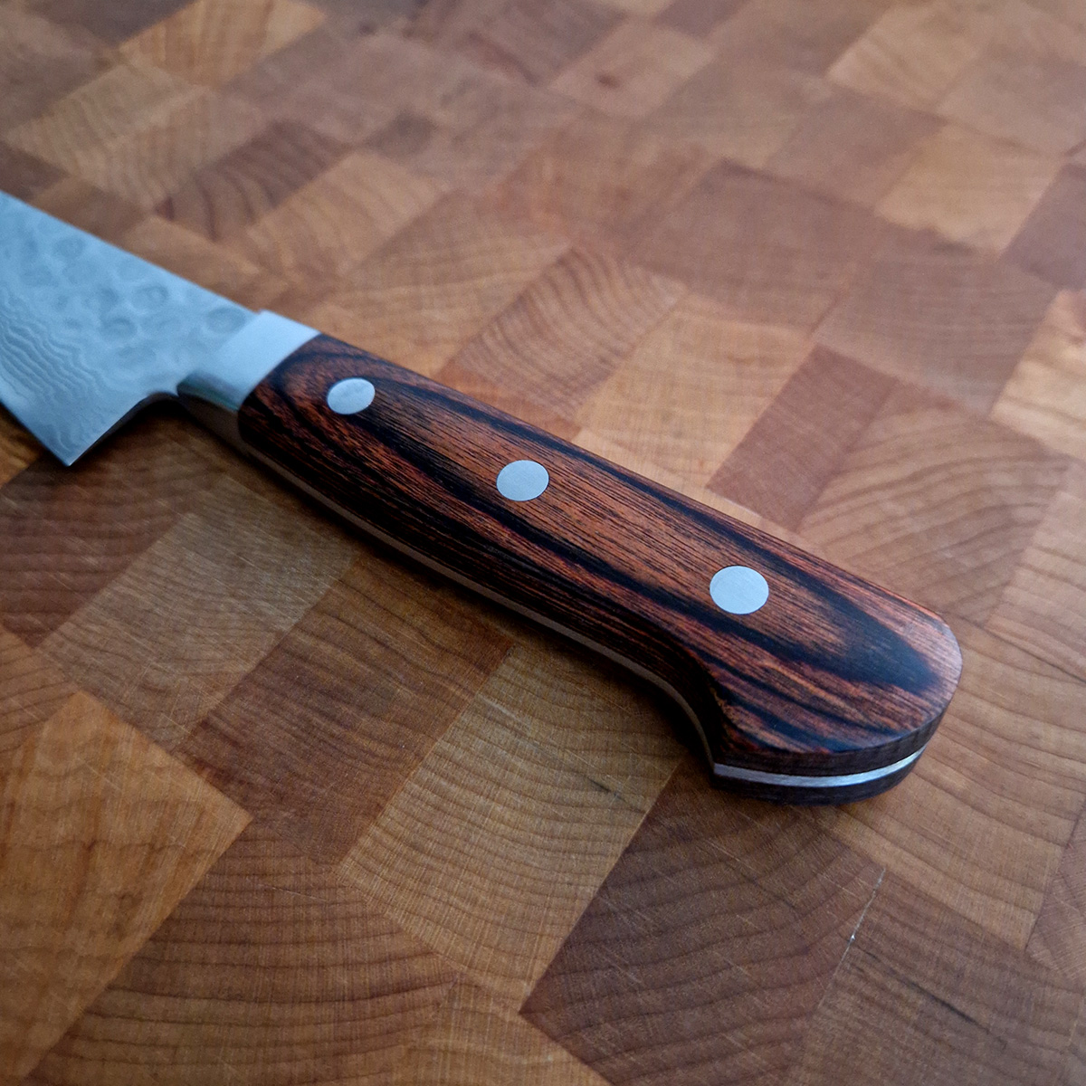 14cm Honesuke VG10, Hamret/Damask - HARUYUKI — bilde 3