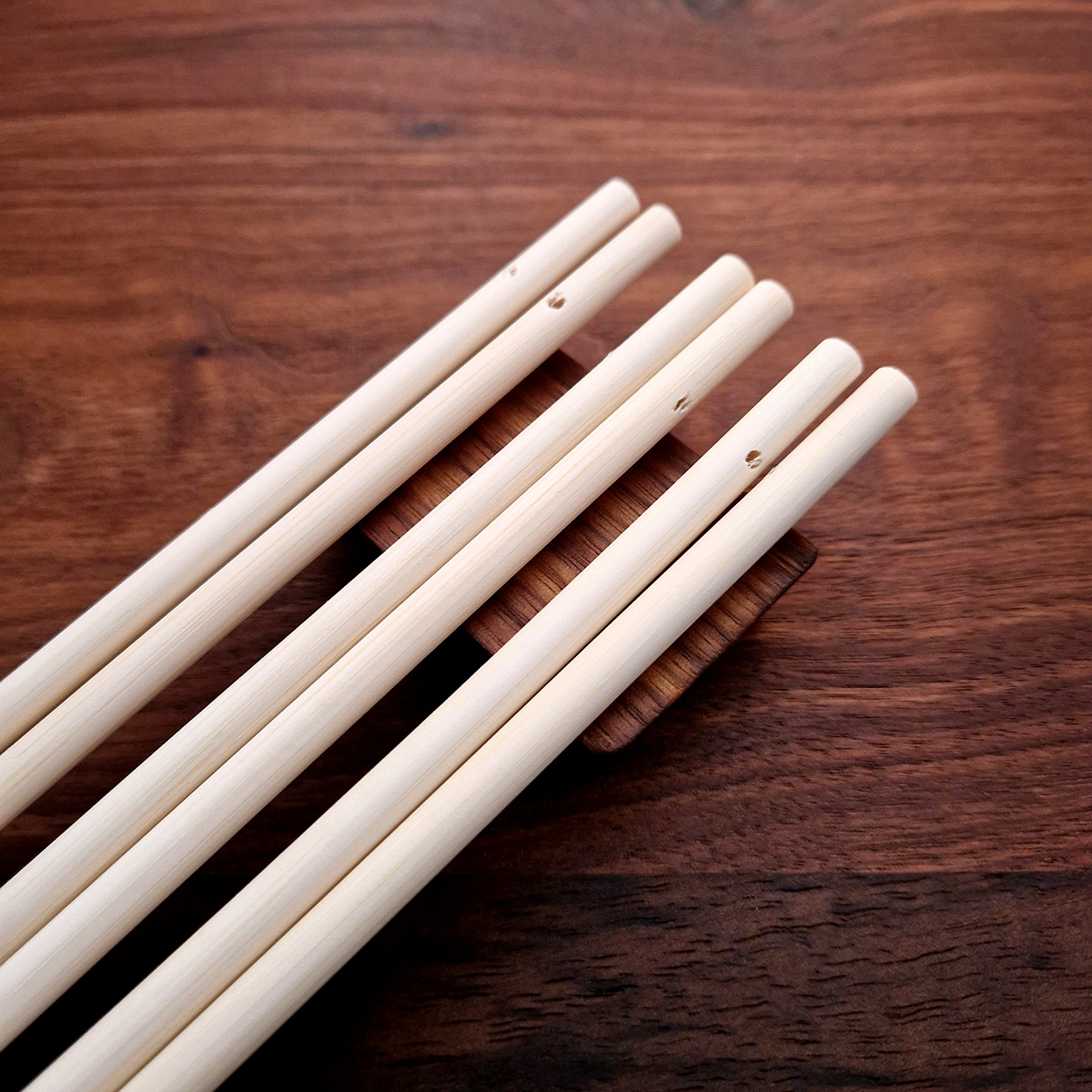 Spisepinner til matlaging, 3 par, (27 + 30 +33cm) i Bambus - Tokyo design studio — bilde 2