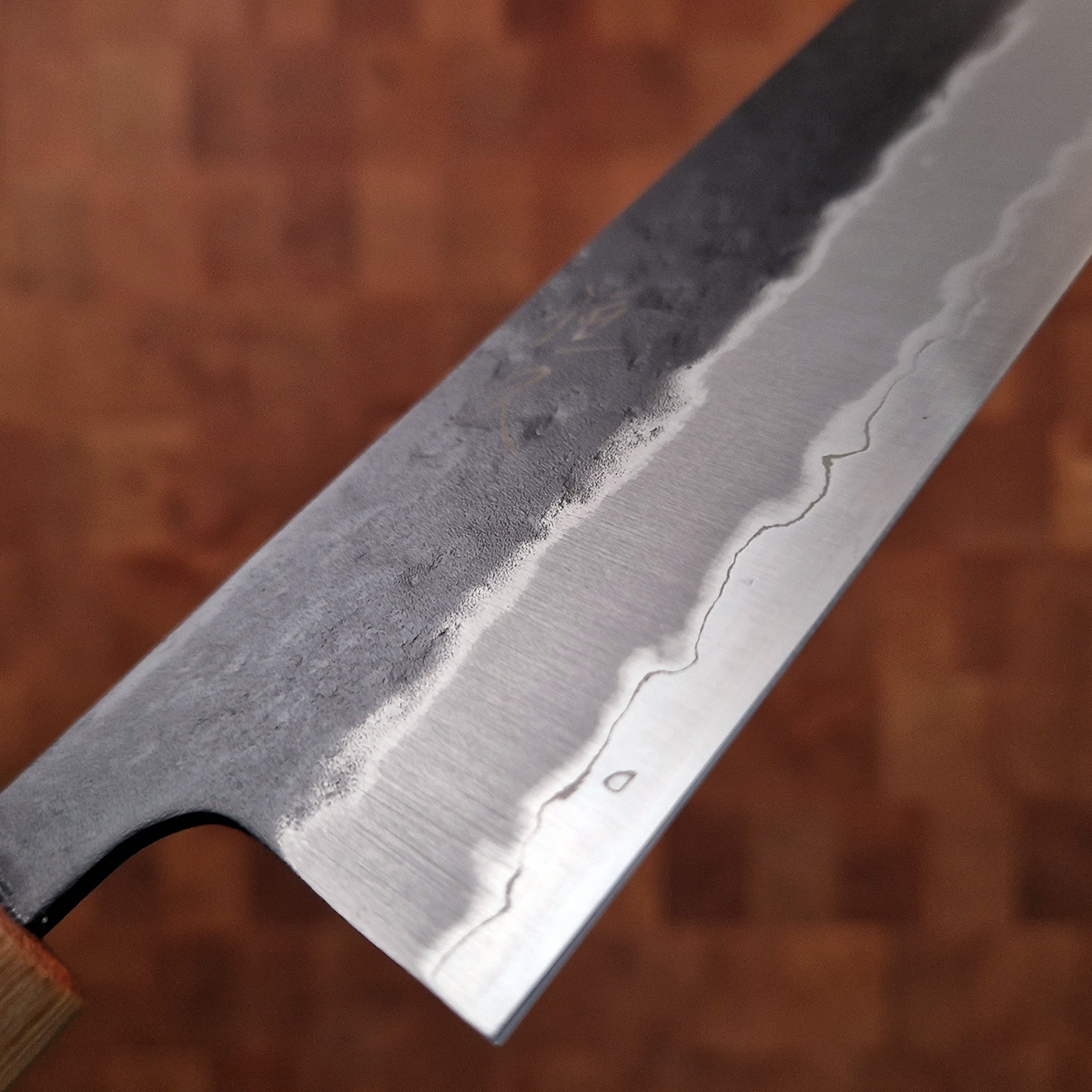 24cm Kokkekniv, Kurouchi, Super Aogami - HARAUYUKI — bilde 2