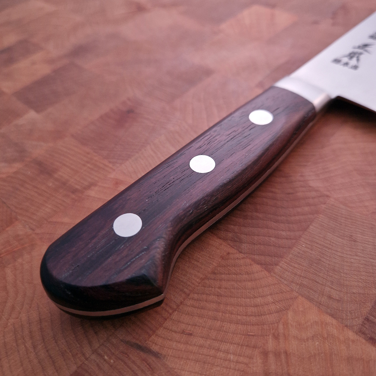 24cm Kokkekniv (Gyoto), Virgin Carbon, inkl Saya - MASAMOTO — bilde 3