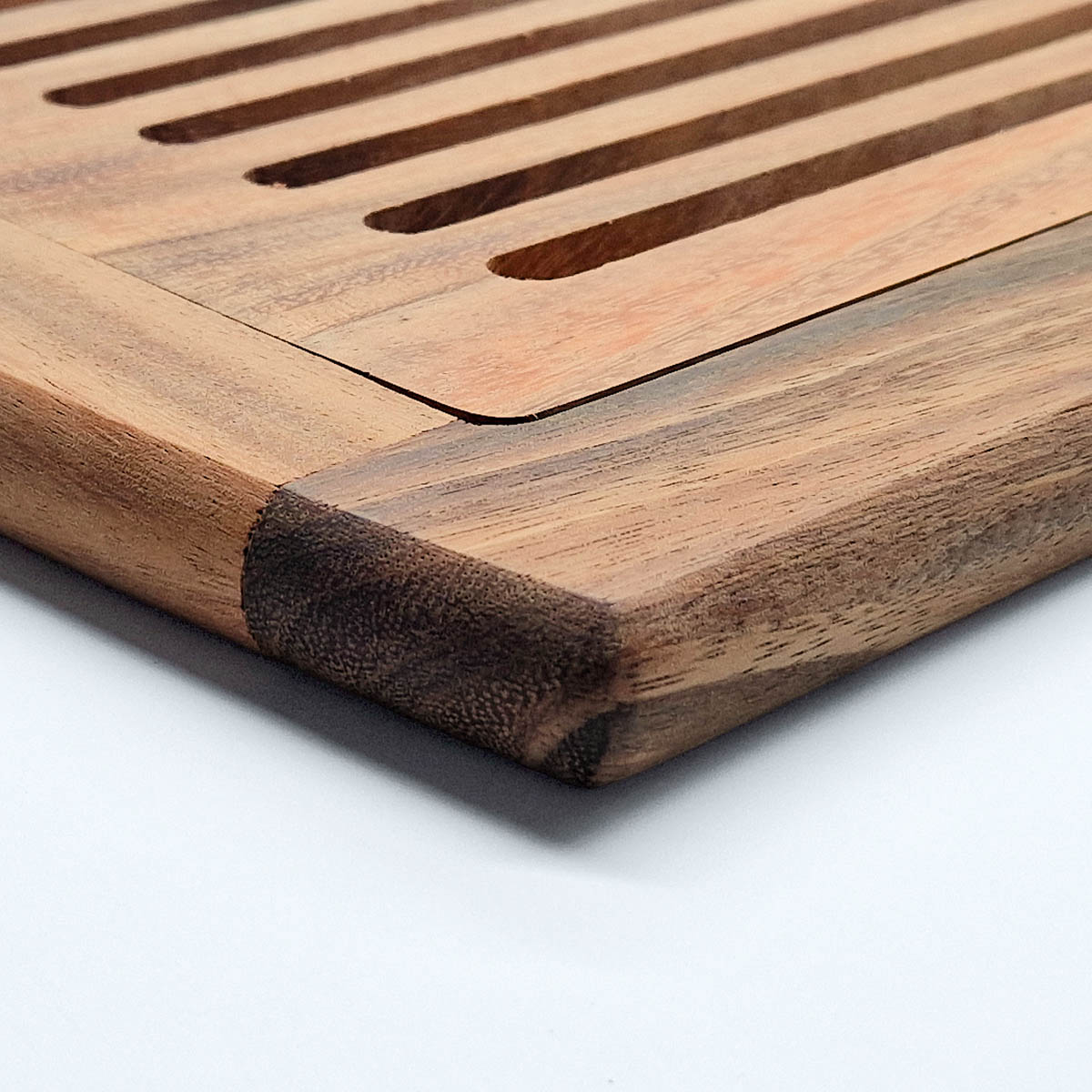 Skjærebrett, brødfjøl i gummitre, (42x28x2cm) - ZASSENHAUS — bilde 2
