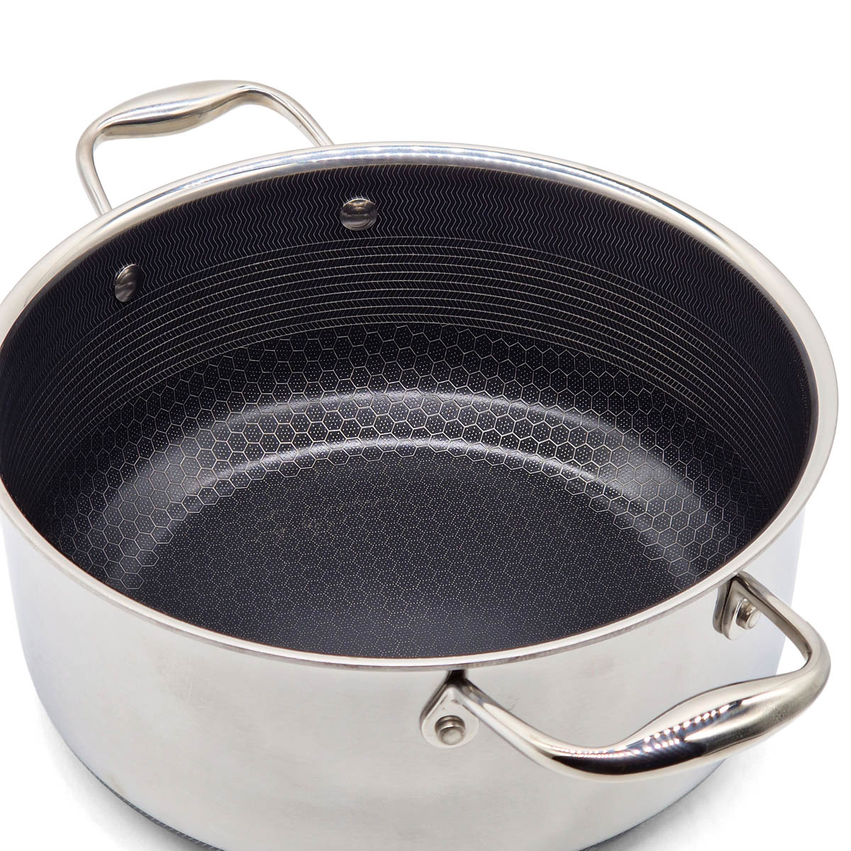 Gryte med lokk, 4,7 ltr, hybrid - HEXCLAD — bilde 4