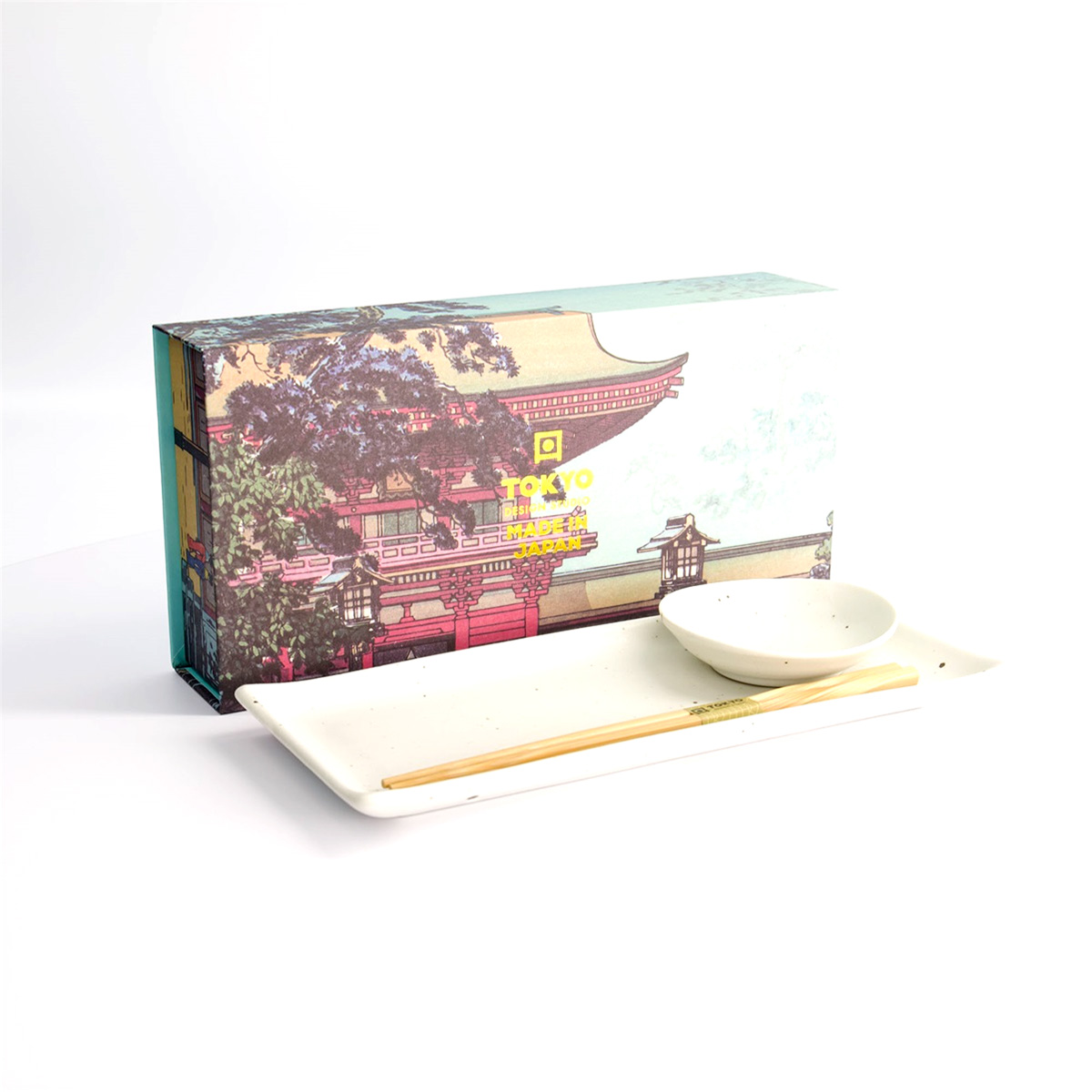 Sushisett 2 deler i gaveeske "Kohiki White" - Tokyo design studio — bilde 3
