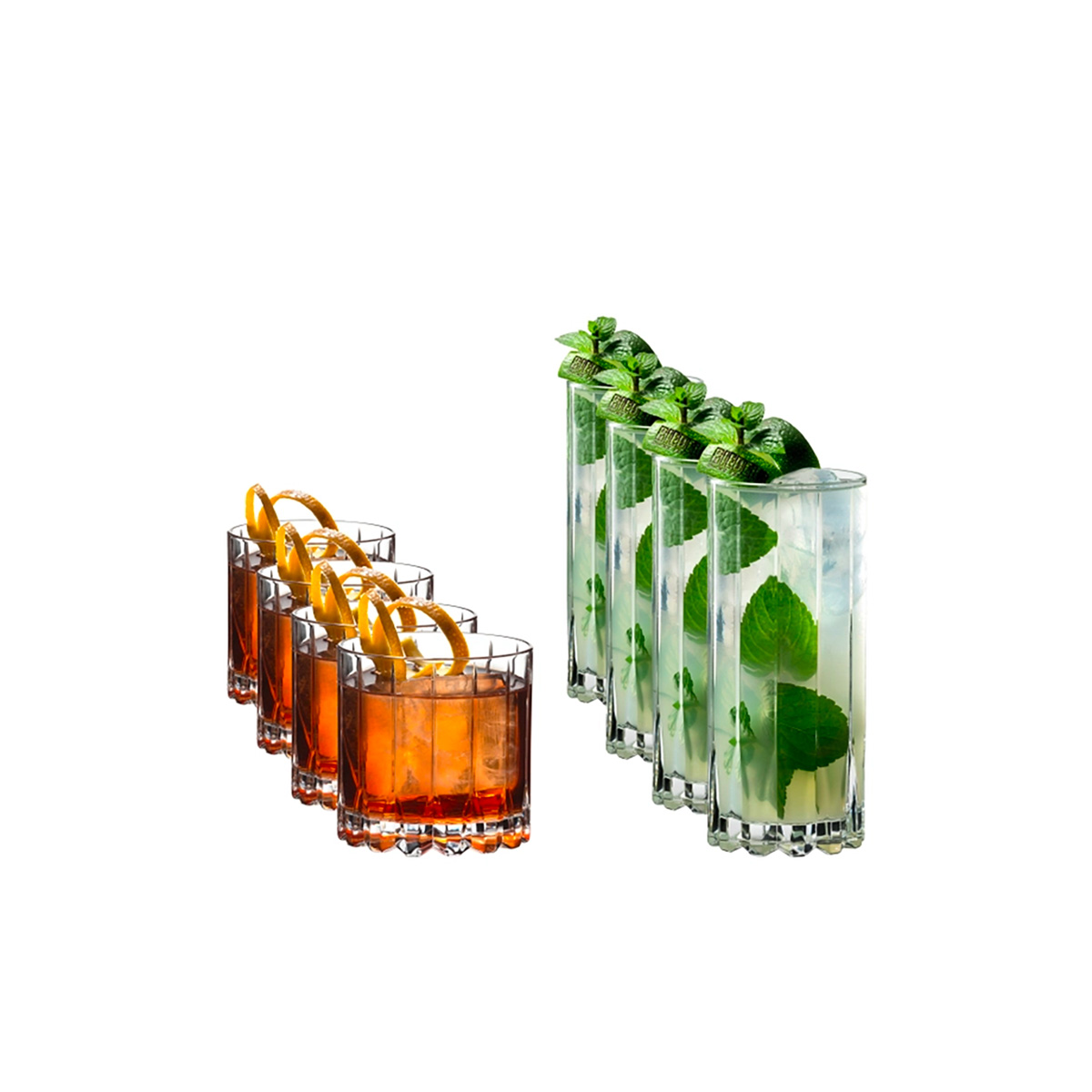Highball, 4 Stk. og Rocks, 4 Stk - RIEDEL — bilde 1