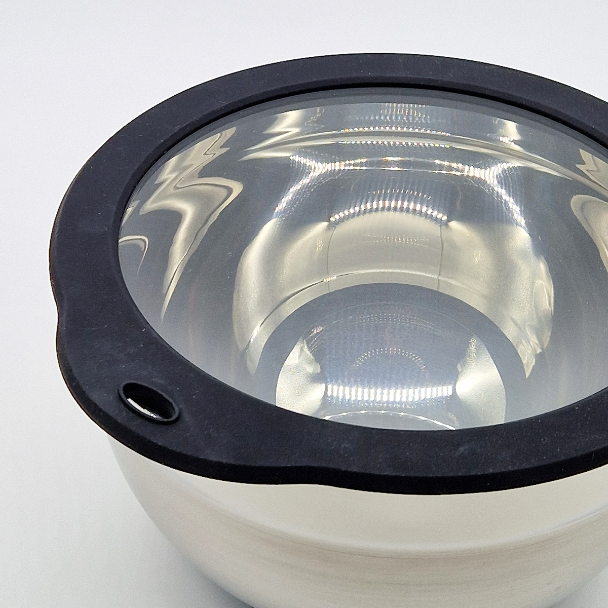 Lokk i glass og silikon, 24cm, til bakebolle - WEIS — bilde 2