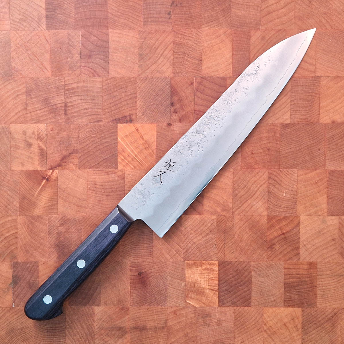 21cm Kokkekniv, G3, Purple Nashiji - HARUYUKI — bilde 1