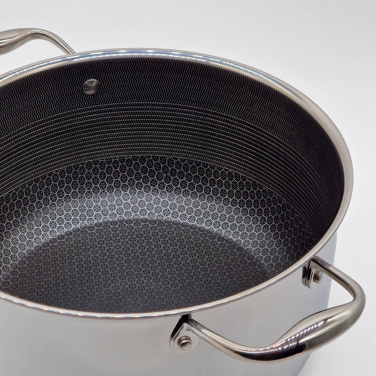 Gryte med lokk, 7,6 ltr, hybrid - HEXCLAD — bilde 2