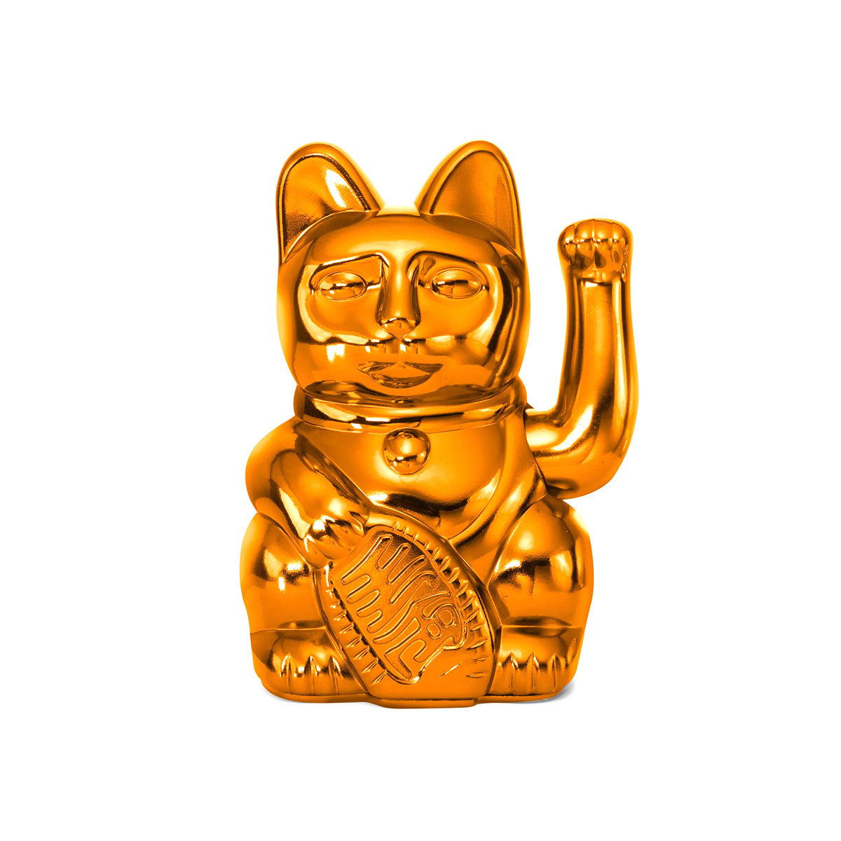 Lucky Cat Waving, 15cm - Cosmic Shiny Copper/Gold — bilde 1