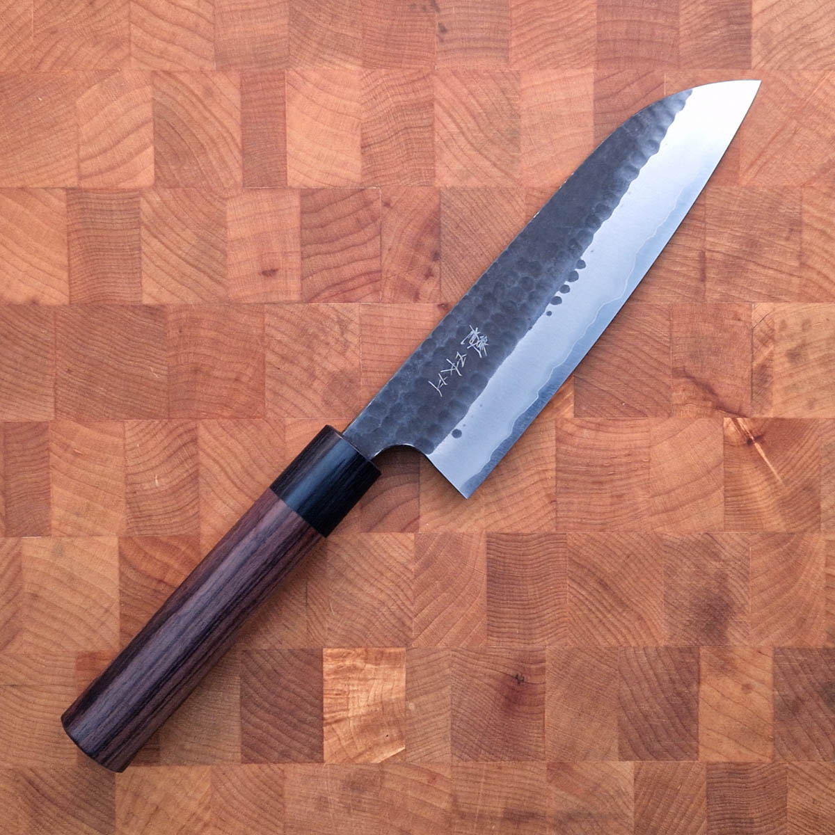 17cm Santoku Tsuchime Super Aogami - ANRYU — bilde 1
