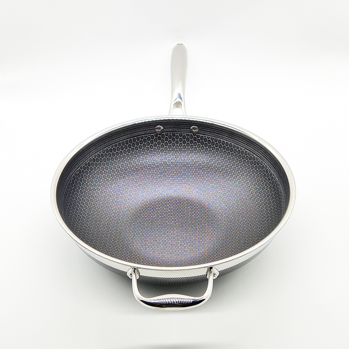 Wok 30cm, hybrid HEXCLAD