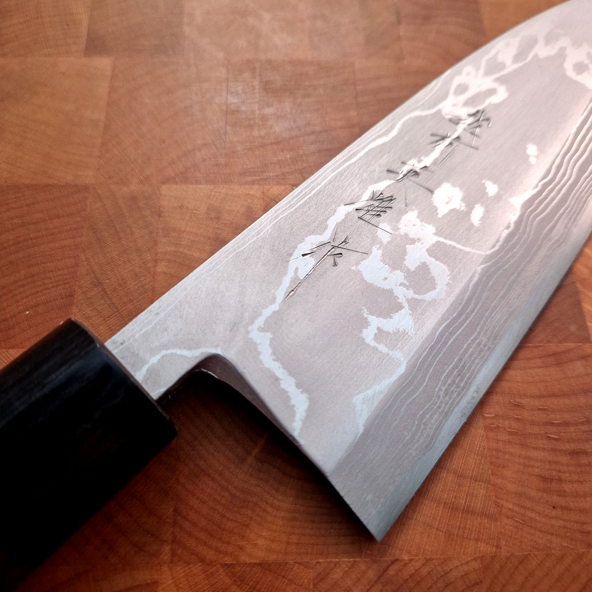 18cm Deba m/damask Shiroami - HIDEO KITAOKA — bilde 5