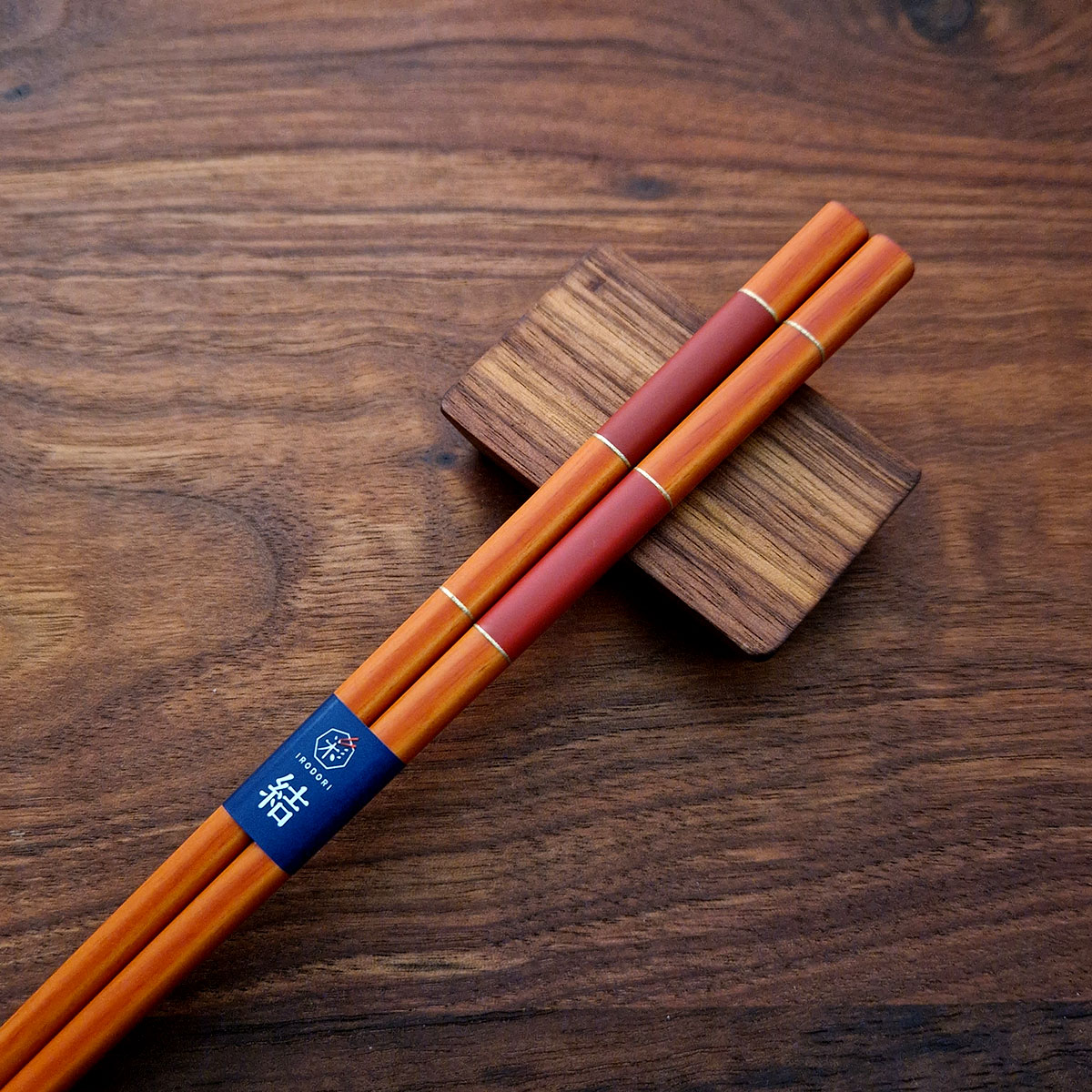 Spisepinner, japanske, Koisomewakeichimatsu oransje, 1 par - IRODORI — bilde 2