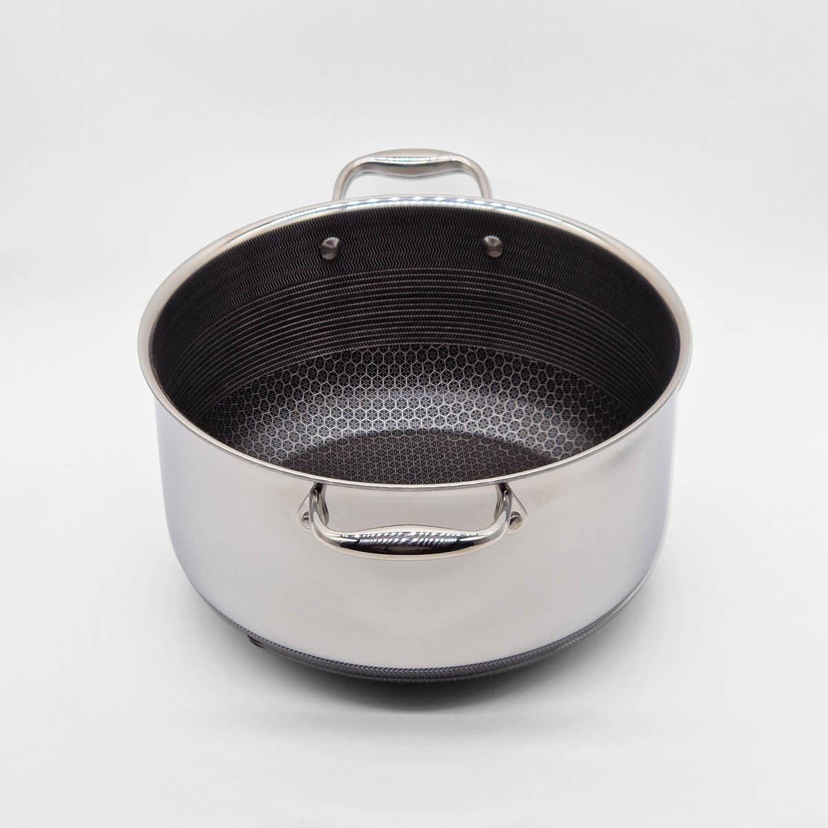 Gryte med lokk, 7,6 ltr, hybrid - HEXCLAD — bilde 3