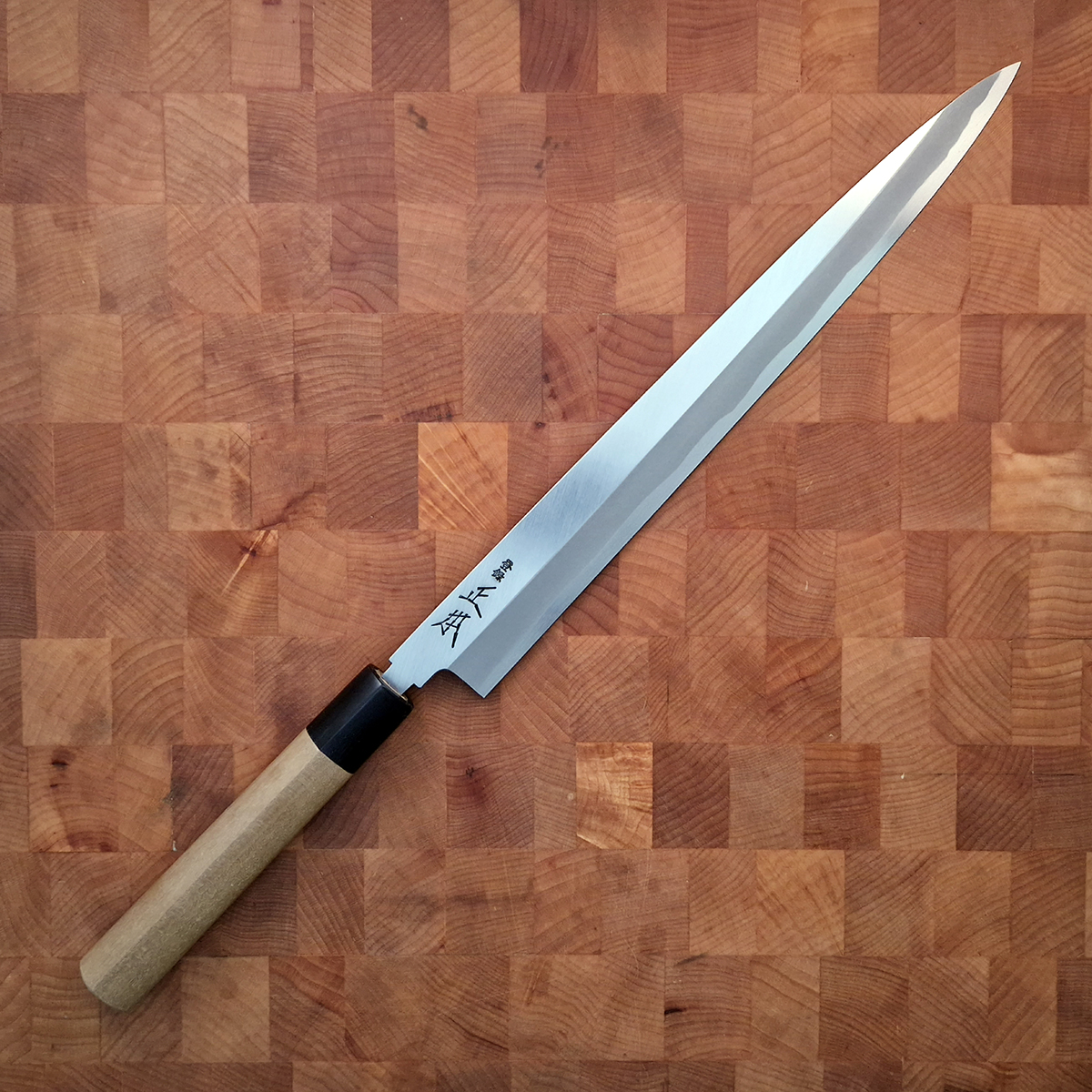 30cm Yanagiba, Shirogami II, inkl Saya - MASAMOTO