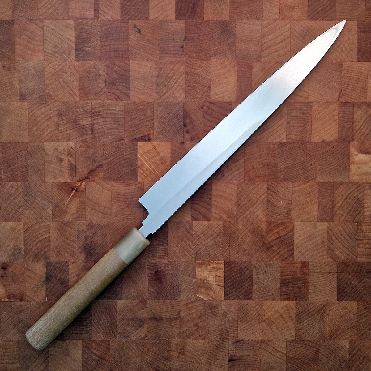 27cm Yanagiba, Shirogami II, inkl Saya - MASAMOTO — bilde 8