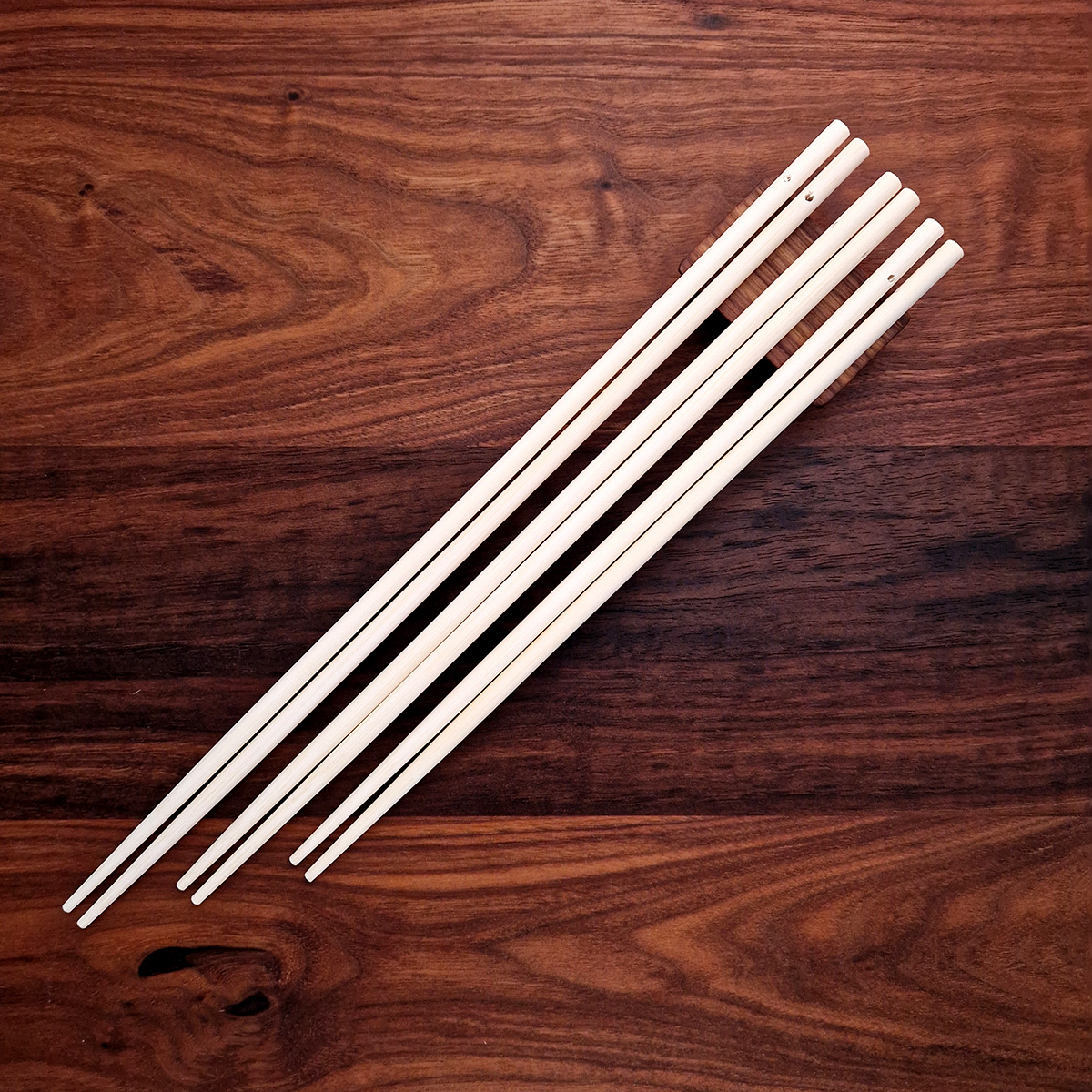 Spisepinner til matlaging, 3 par, (27 + 30 +33cm) i Bambus - Tokyo design studio