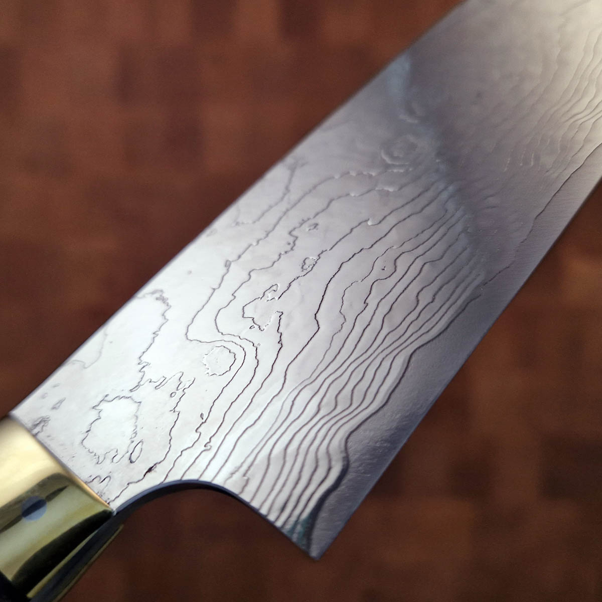 16.5cm Grønnsakskniv (Santoku) "Damask" VG10 - SAJI — bilde 7