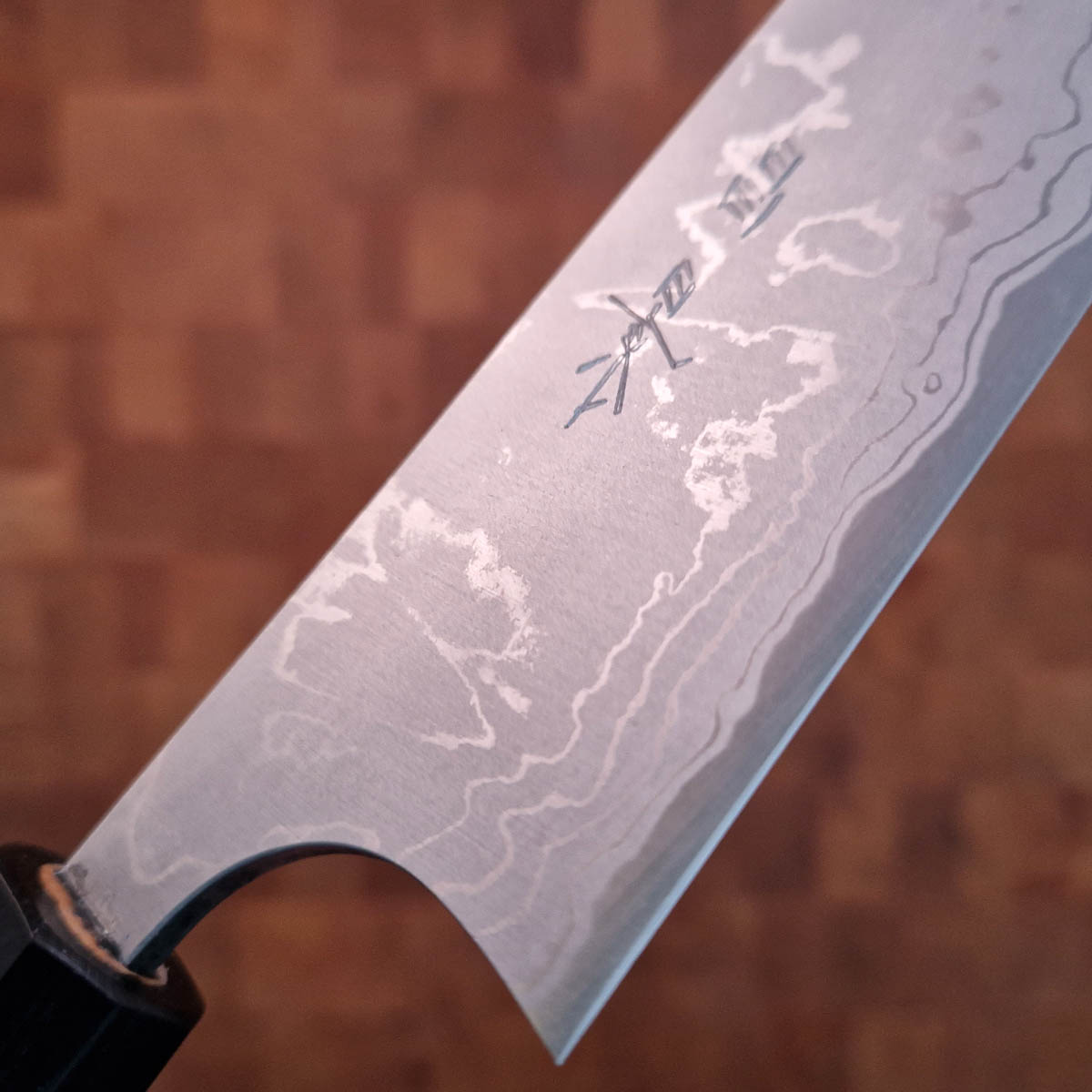 21cm Kokkekniv Shimo, Shirogami II - YU KUROSAKI (Masakage) — bilde 3