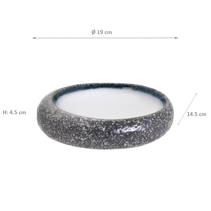 Oval Skål "Tajimi Blå/Hvit" - Tokyo design studio — bilde 2