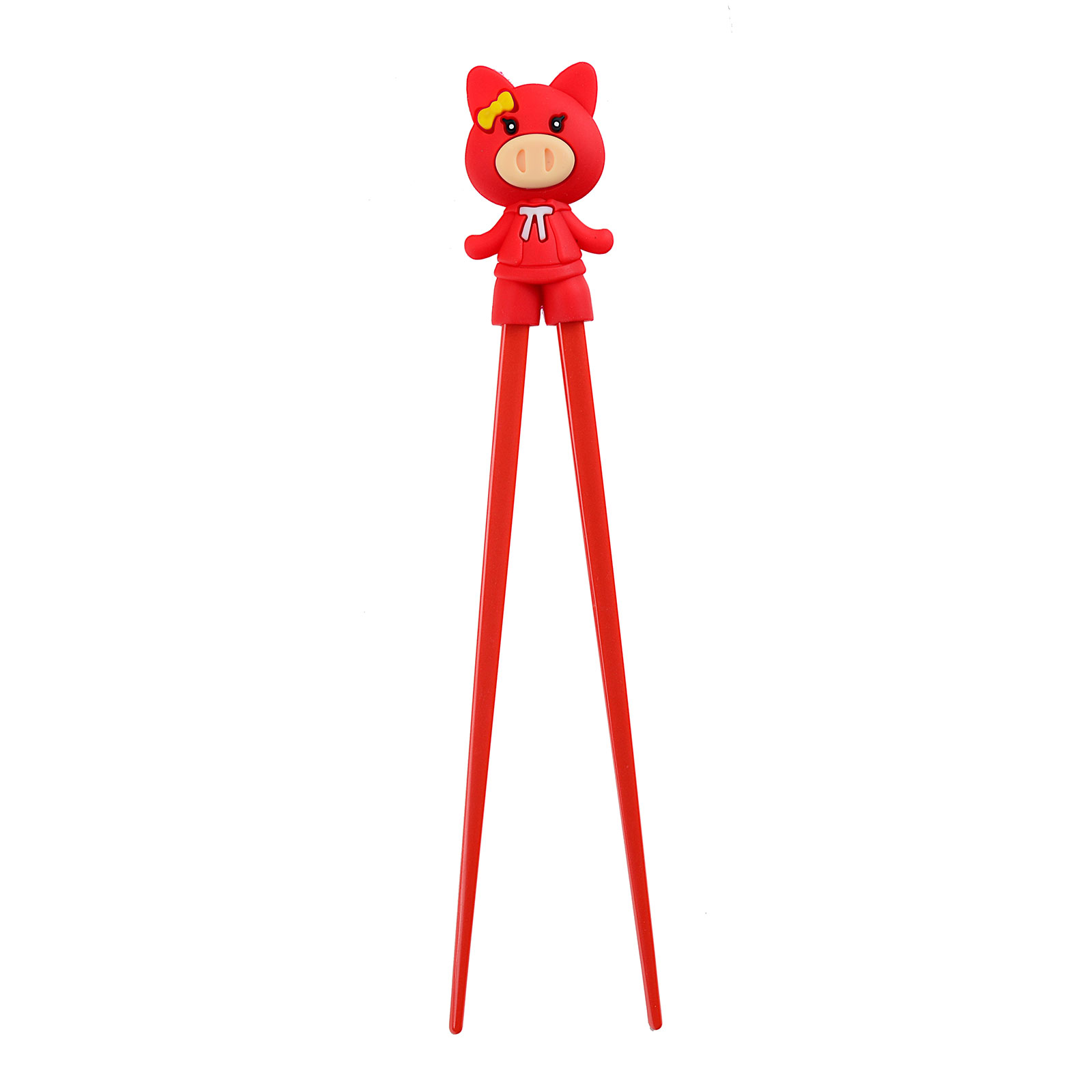 Spisepinner barn, "Pig Girl" 22cm Rød - Tokyo design studio — bilde 3