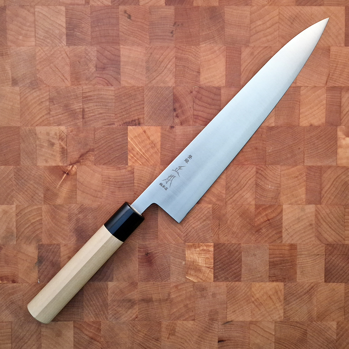 24cm Kokkekniv (Gyoto), "swedish steel", inkl Saya - MASAMOTO